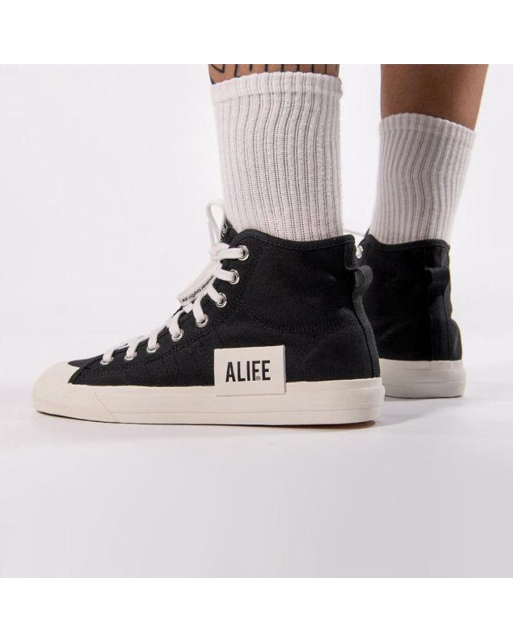 Adidas Black X Alife Nizza Hi for men