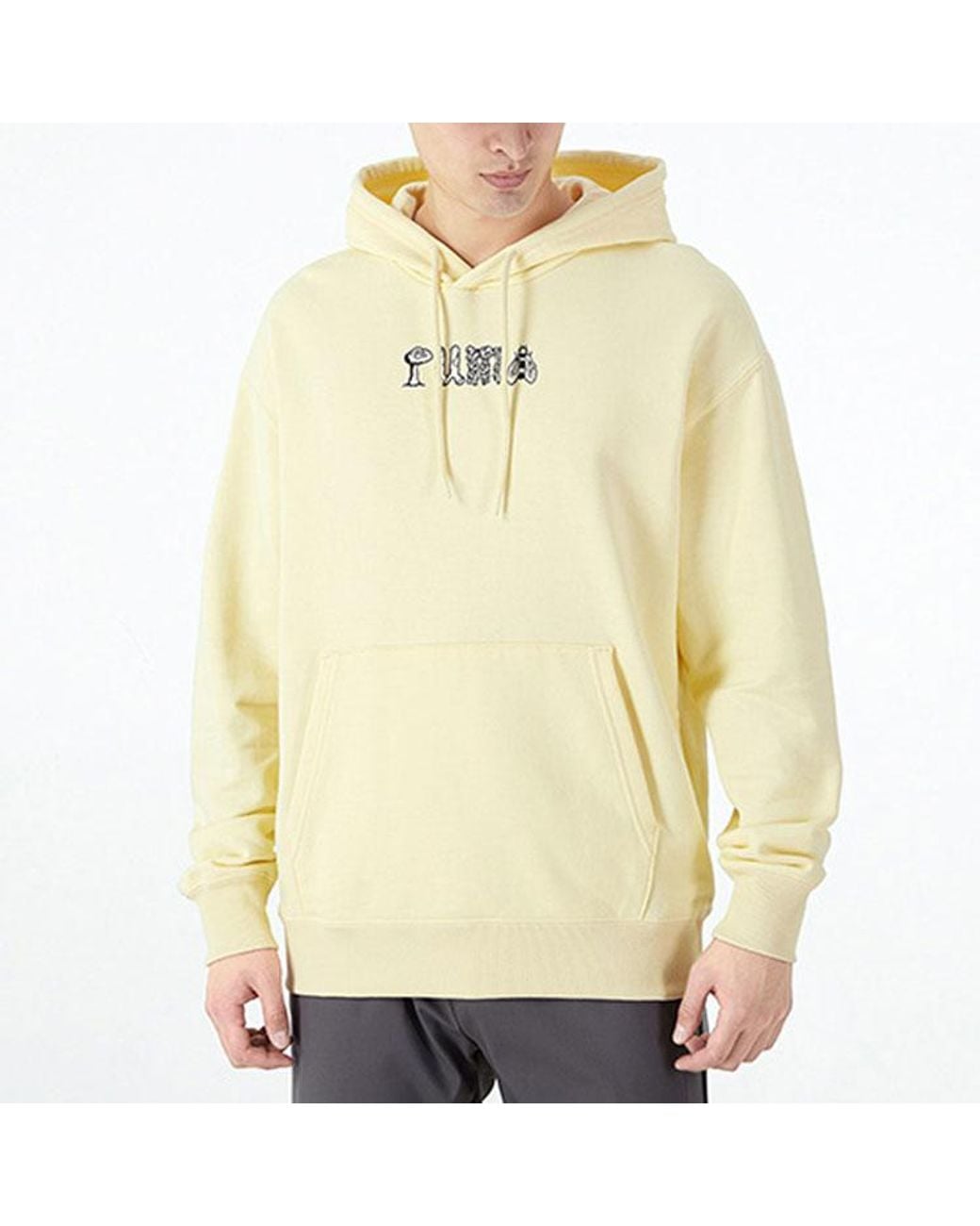 PUMA Natural Downtown Funny Logo Printing Sports for men