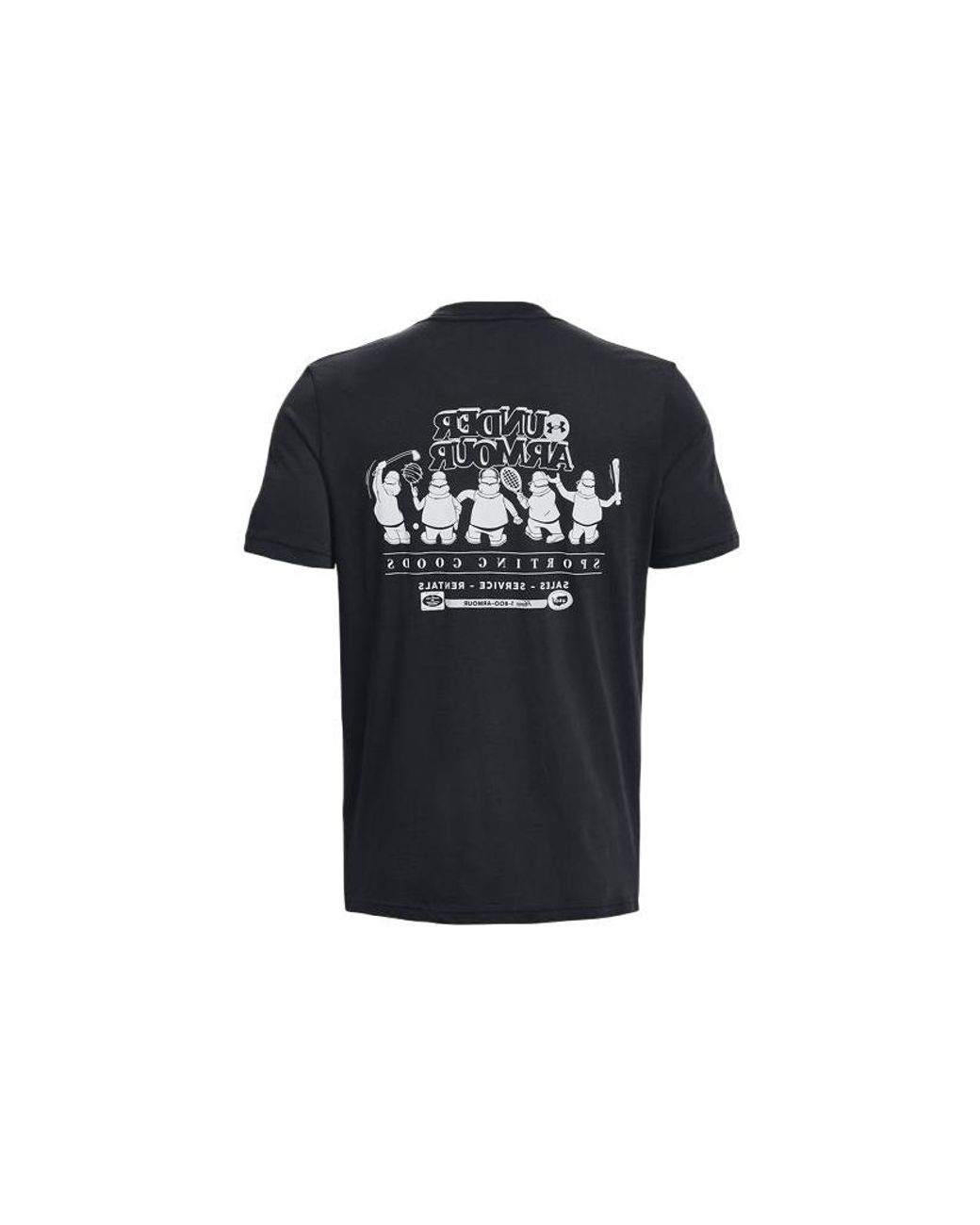 Under Armour Black Coach Sporting Goods T-Shirt for men
