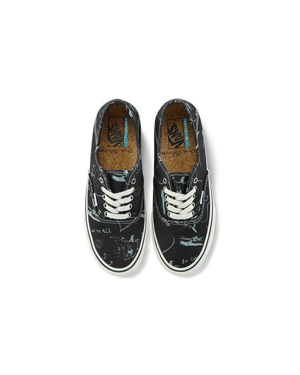Vans Black Chris Johanson X Authentic Sf Antique' for men