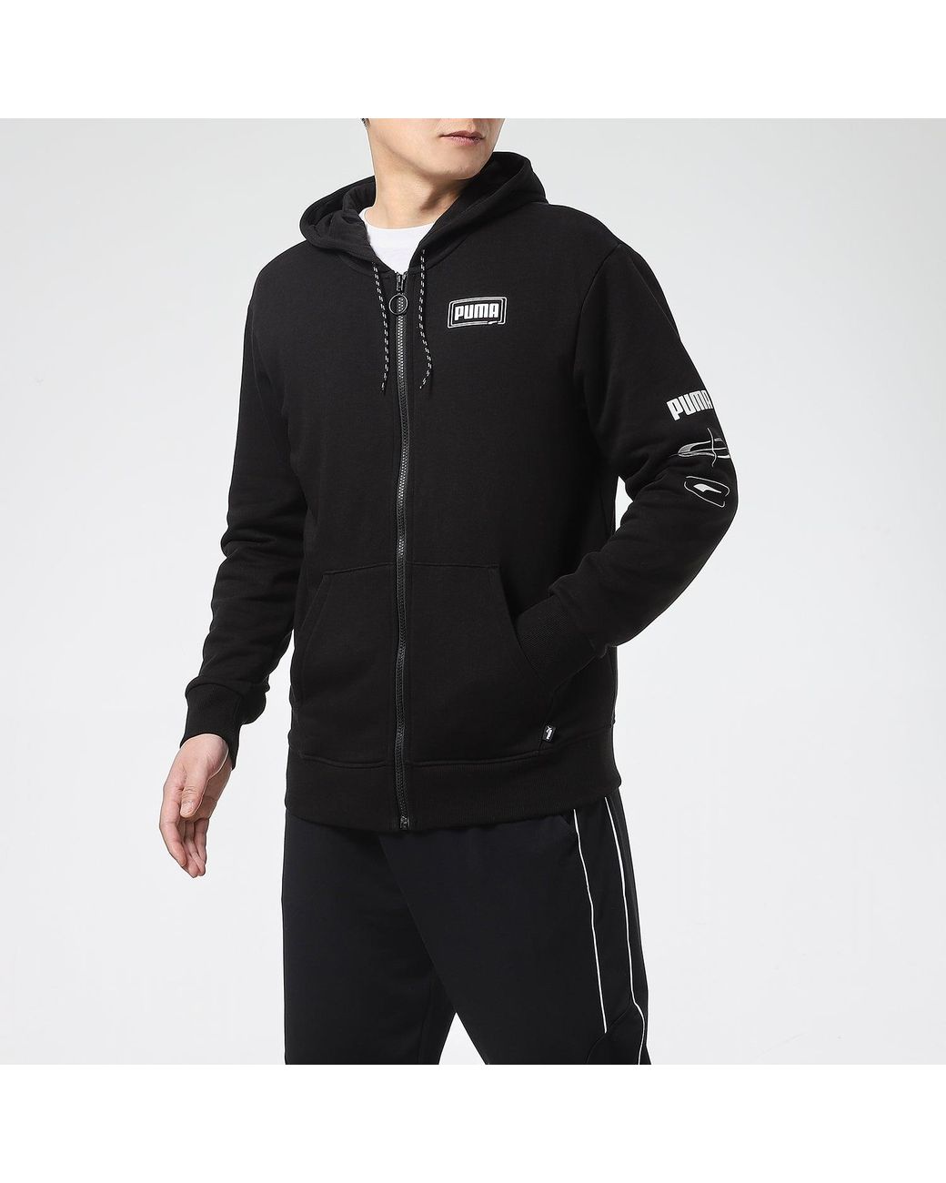 PUMA Black Rebel Hoody Jacket for men