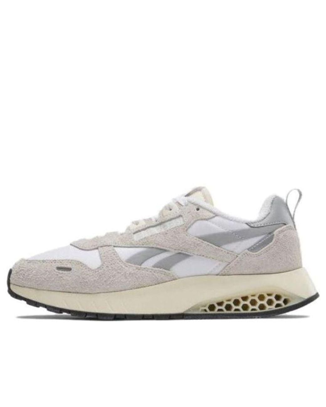 Reebok White Classic Leather Hexalite Pure' for men