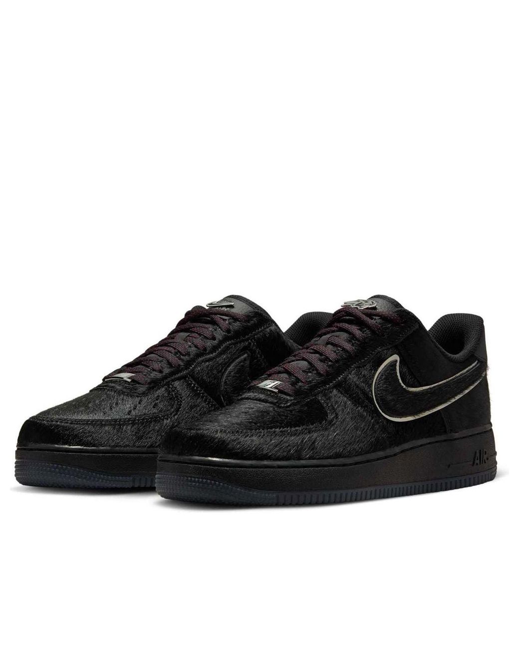 Nike Black Air Force 1 Low 'Virginia Union University Yardrunners Panthers' for men