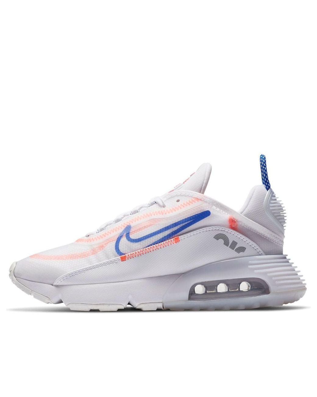 Nike White Air Max 2090/Racer-Flash Crimson Ct1290-100