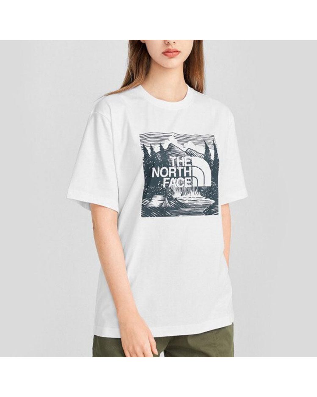 The North Face White Redbox Celebration T-Shirt for men