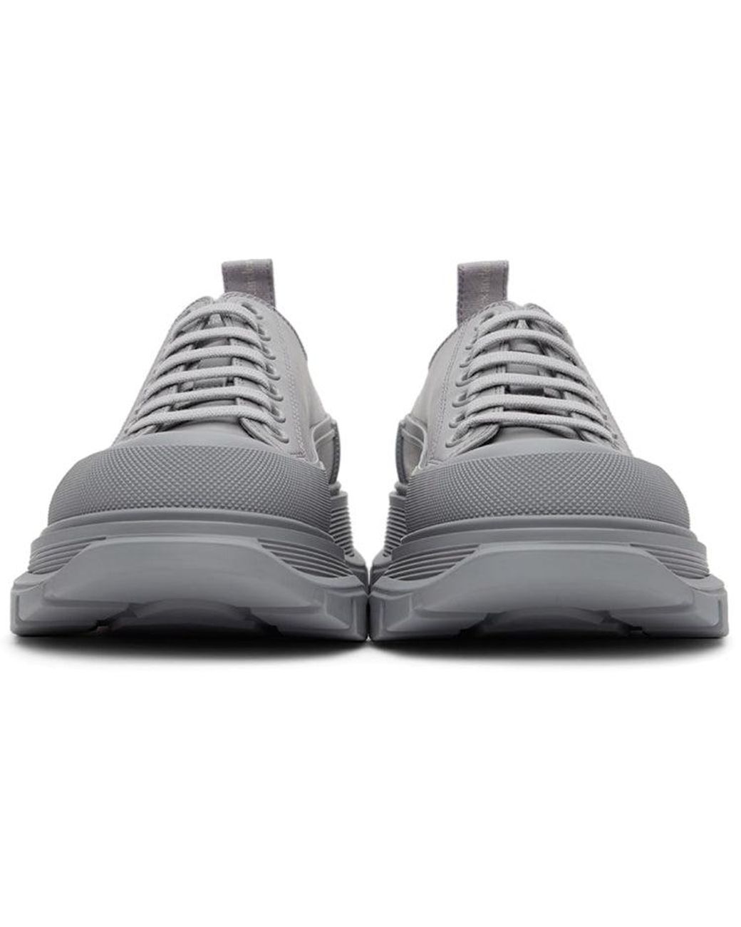 McQueen Gray Tread Slick Low Top Sneaker for men