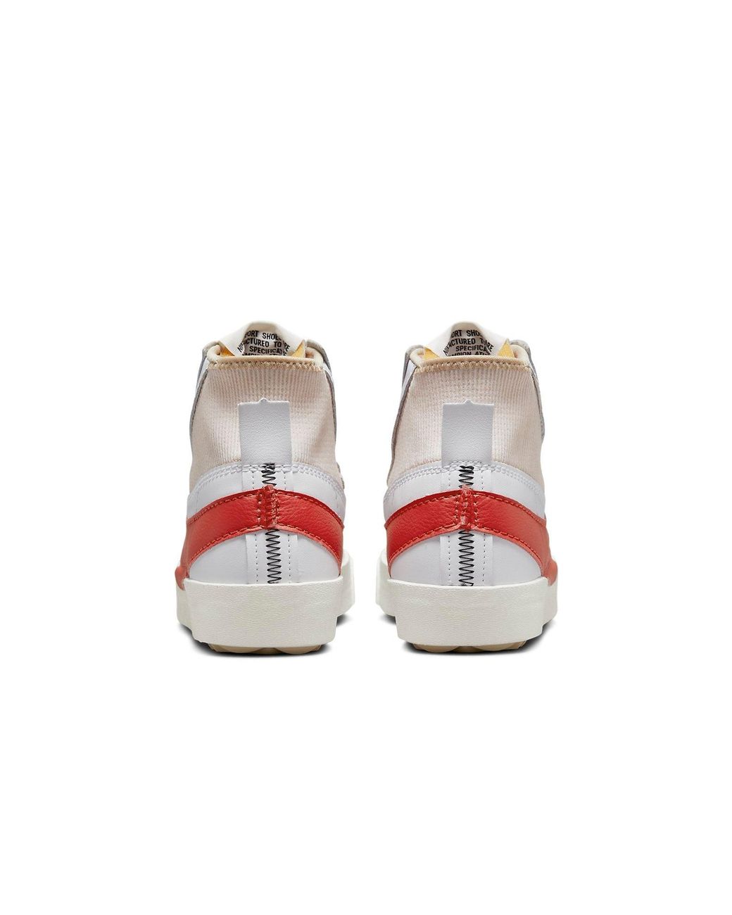 Nike White Blazer Mid 77 Jumbo Sneakers for men