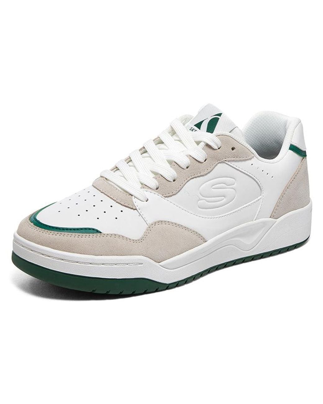 Skechers White Koopa Court 'Volley Low Varsity for men