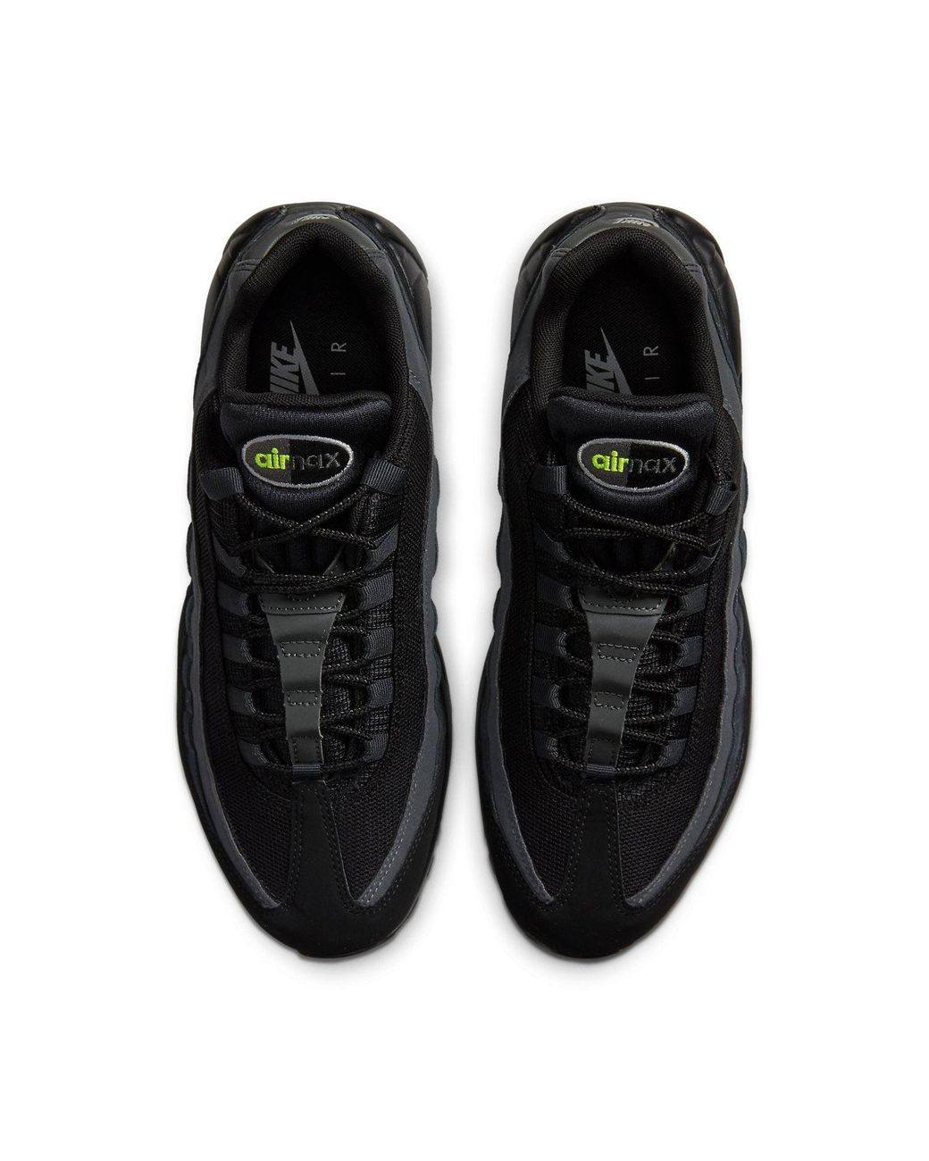Nike Black Air Max 95 'Retro Logo Volt' for men