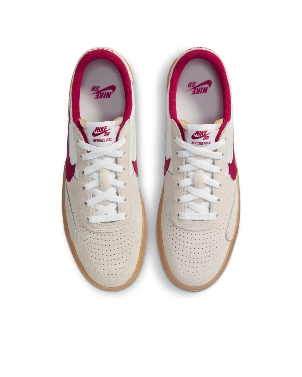 Nike Pink Sb Heritage Vulc Skate Shoes for men