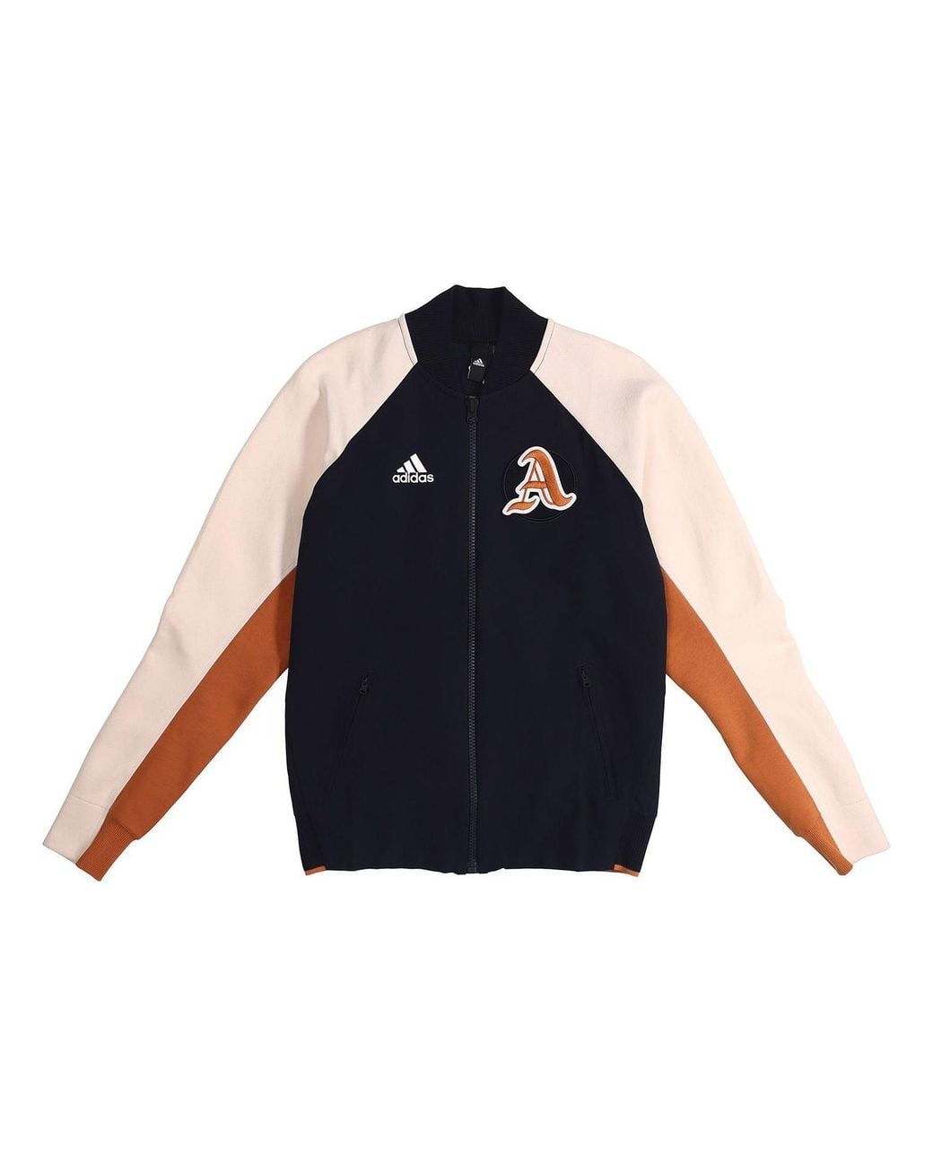 Adidas Blue Athleisure Casual Sports Woven Baseball Uniform Jacket for men