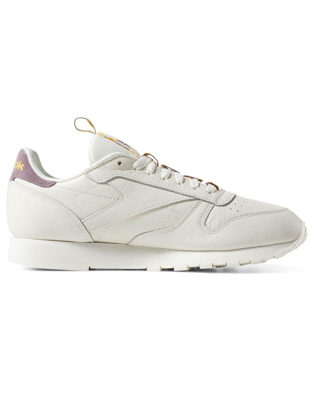 Reebok White Classic Leather Vintage 'Chalk Orchid' for men
