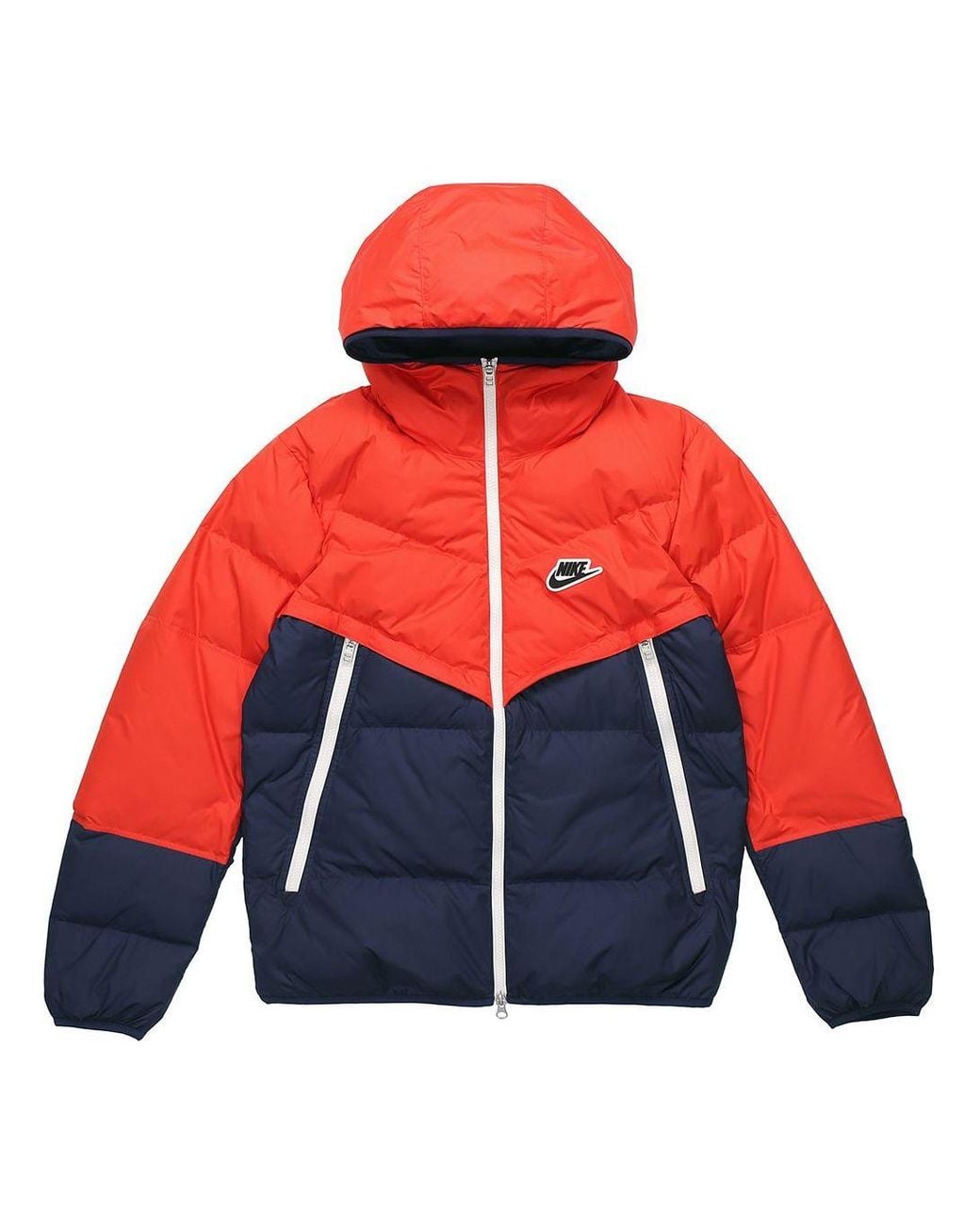 nike windrunner orange blue