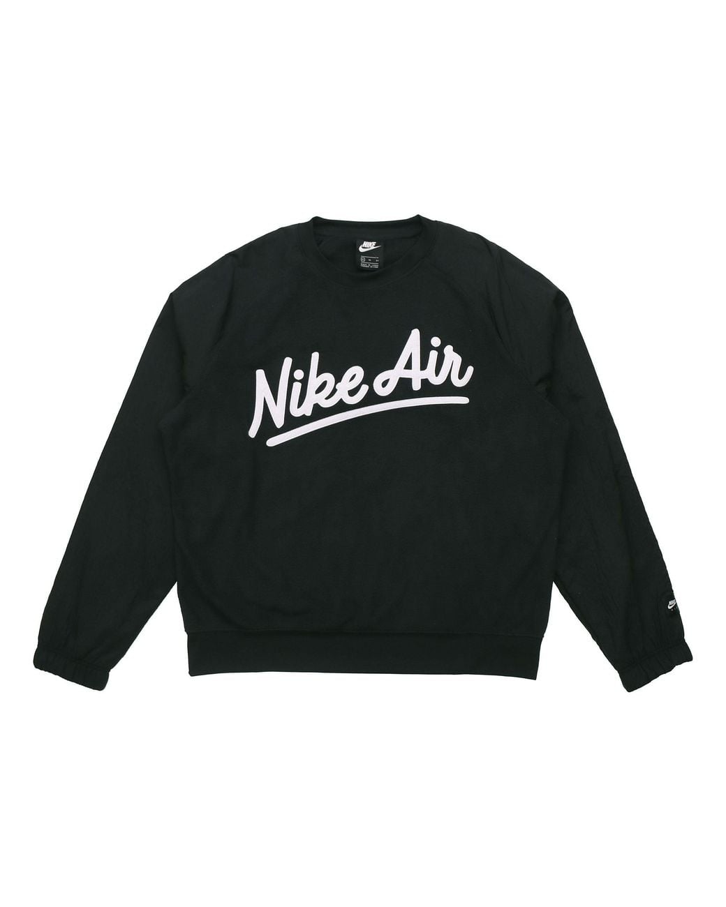 Nike Black As Sportswear Air Crew Mx Ssnl for men