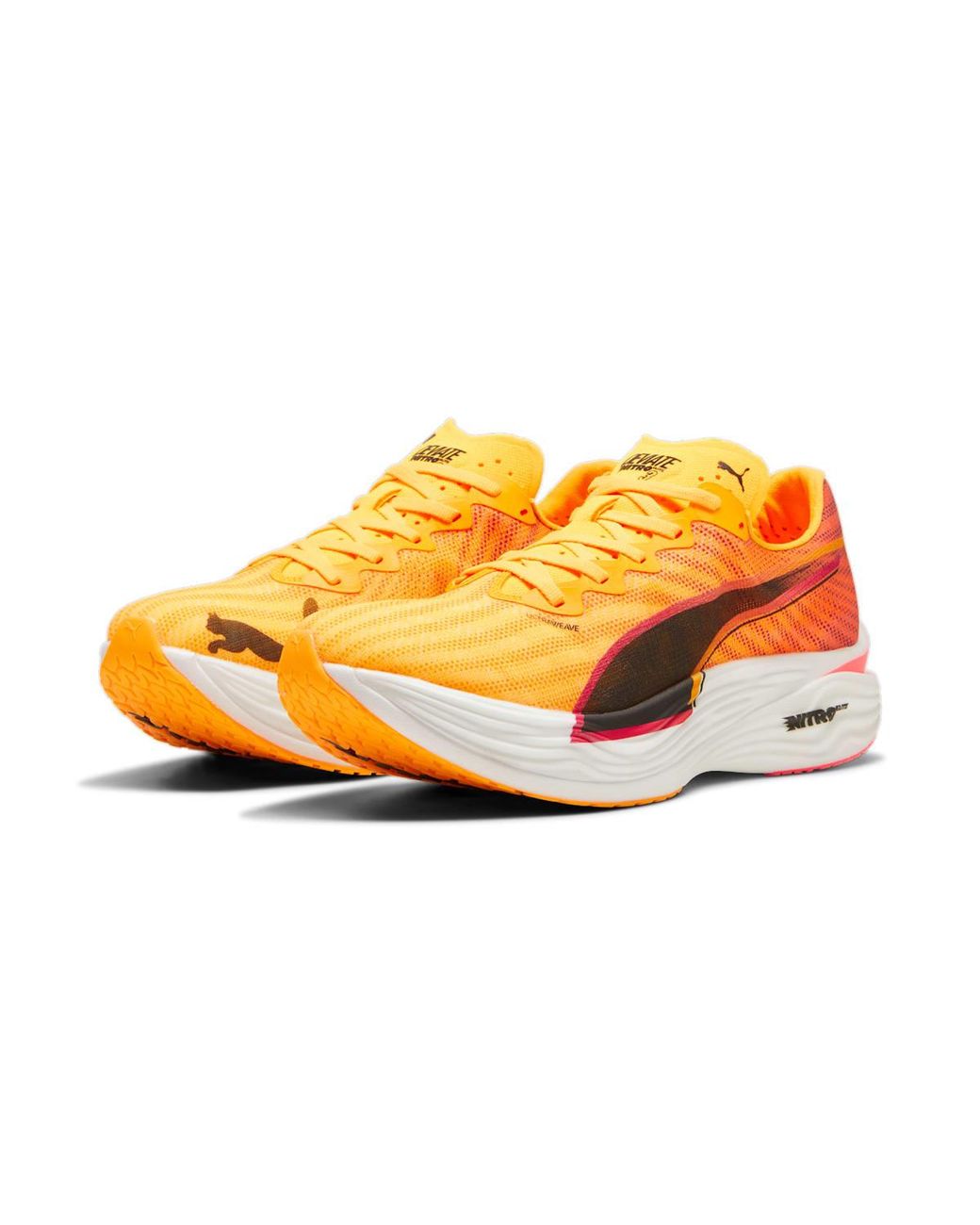 PUMA Orange Deviate Nitro Elite 3 'Sun Stream' for men