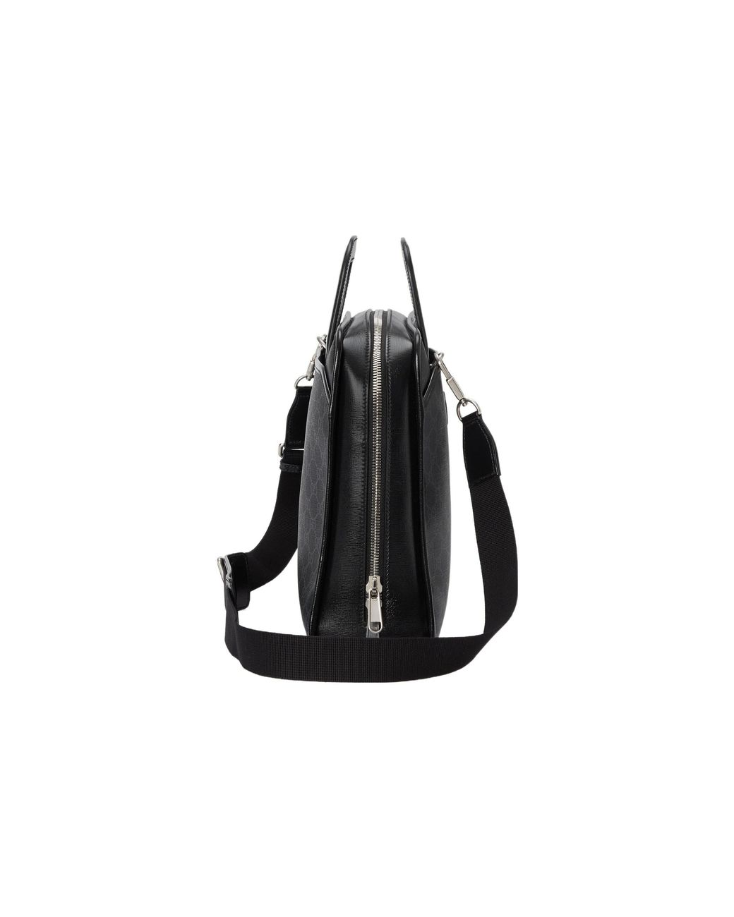 Gucci Black Briefcase With Interlocking G for men