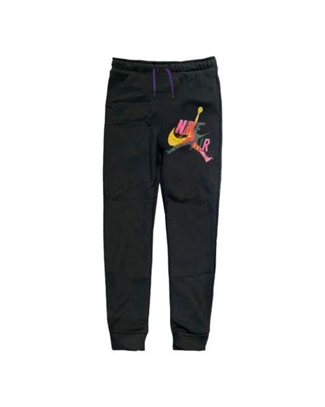 Nike Black Fleece Lined Casual Sports Pants for men