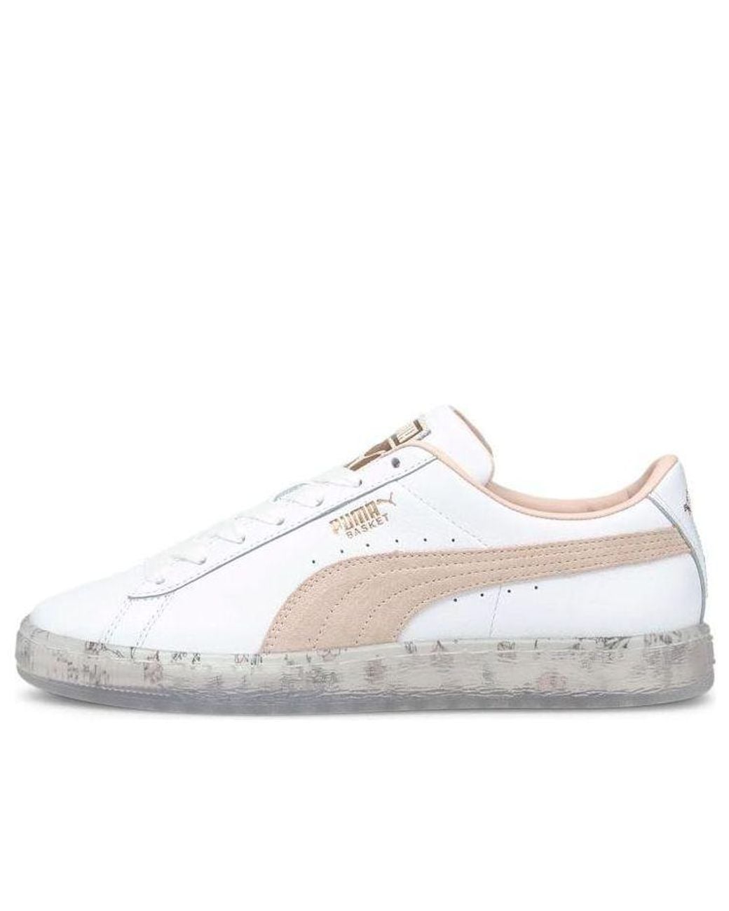 PUMA White (Wmns) Basket 'In Bloom