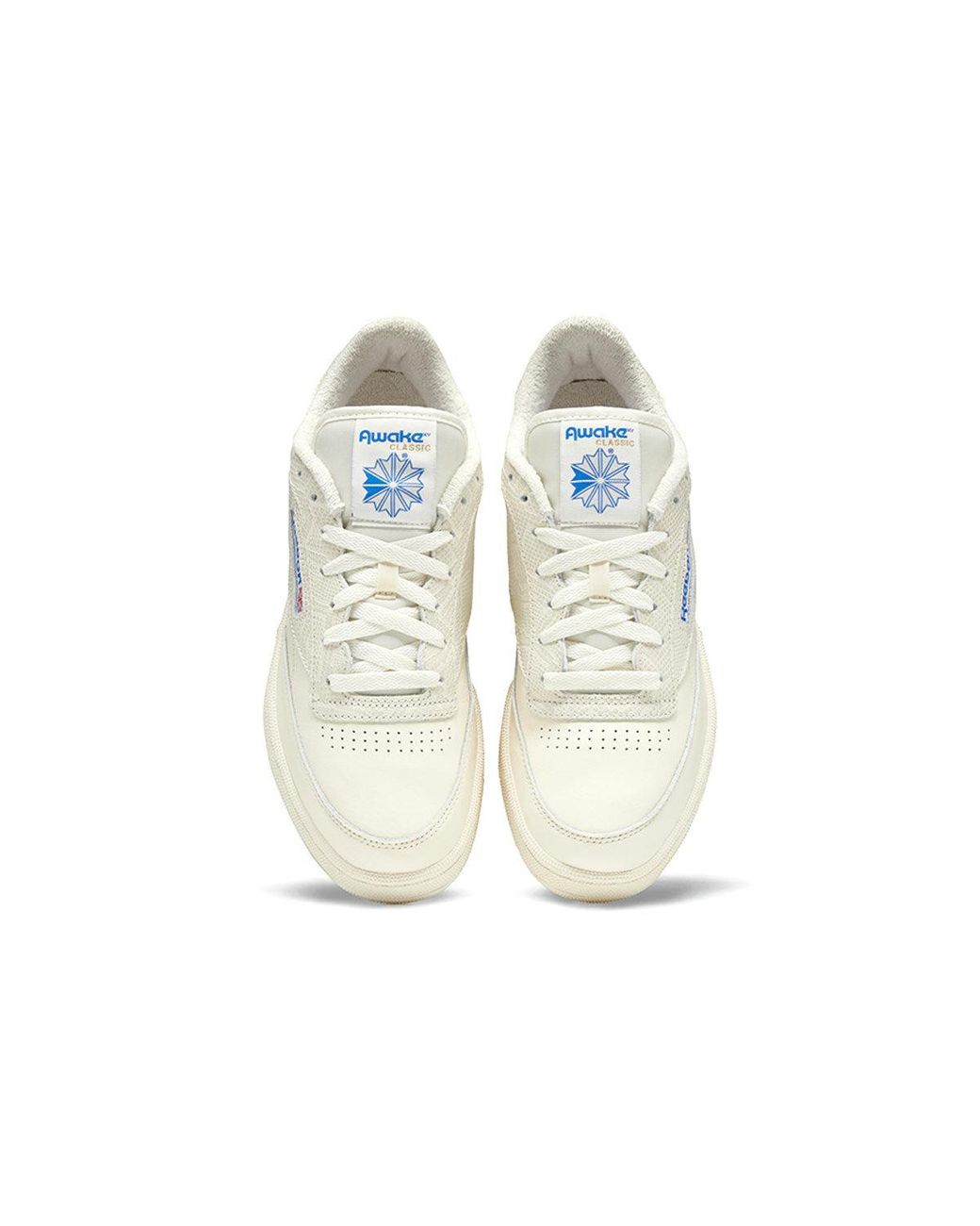 Reebok White Awake Ny X Club C 85 Snakeskin' for men