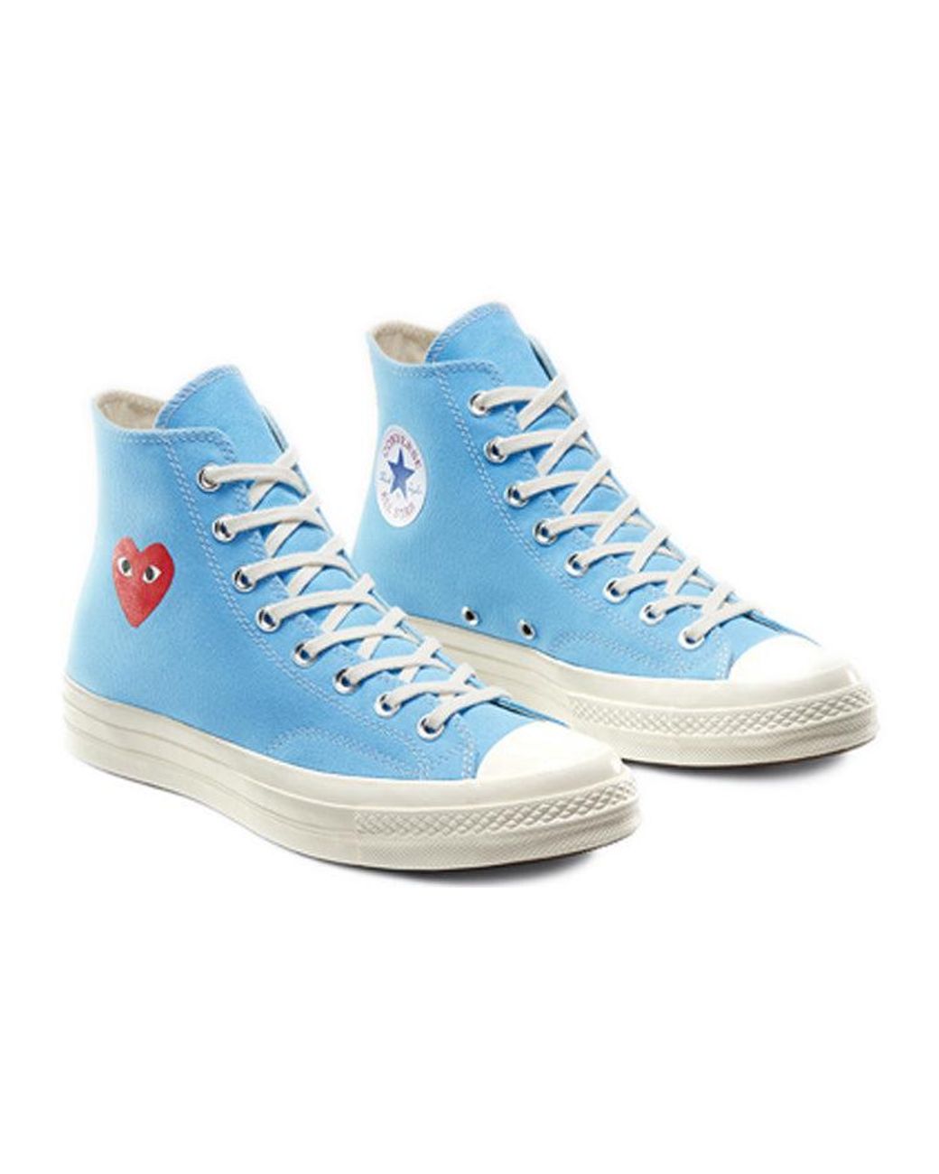 Converse Blue X Comme Des Garcons Play Chuck 70 High 'Bright' for men