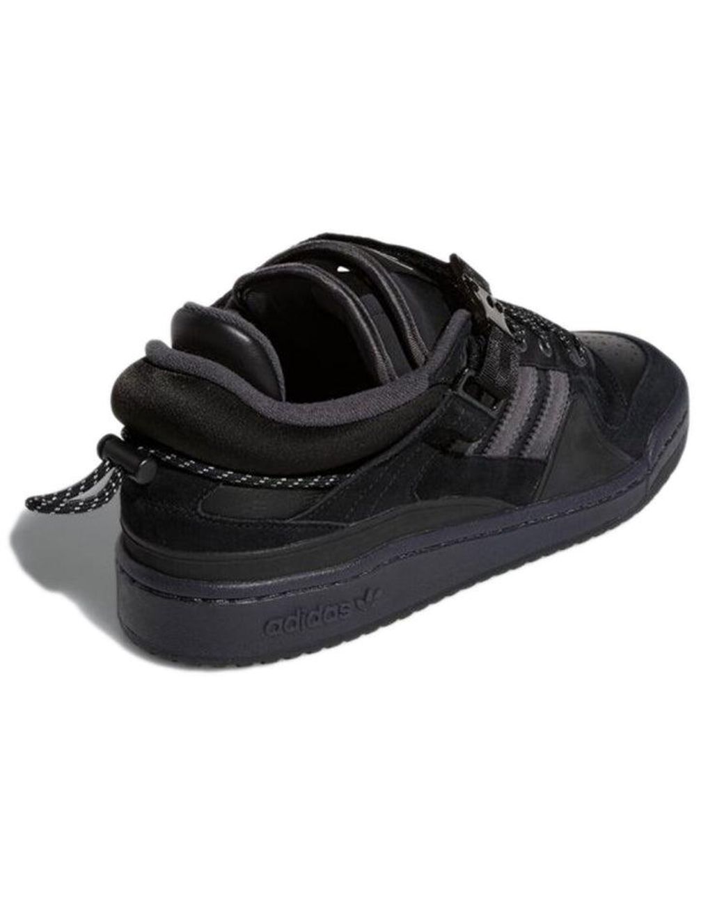 Adidas Black X Bad Bunny Forum Buckle Low 'Back To School' for men