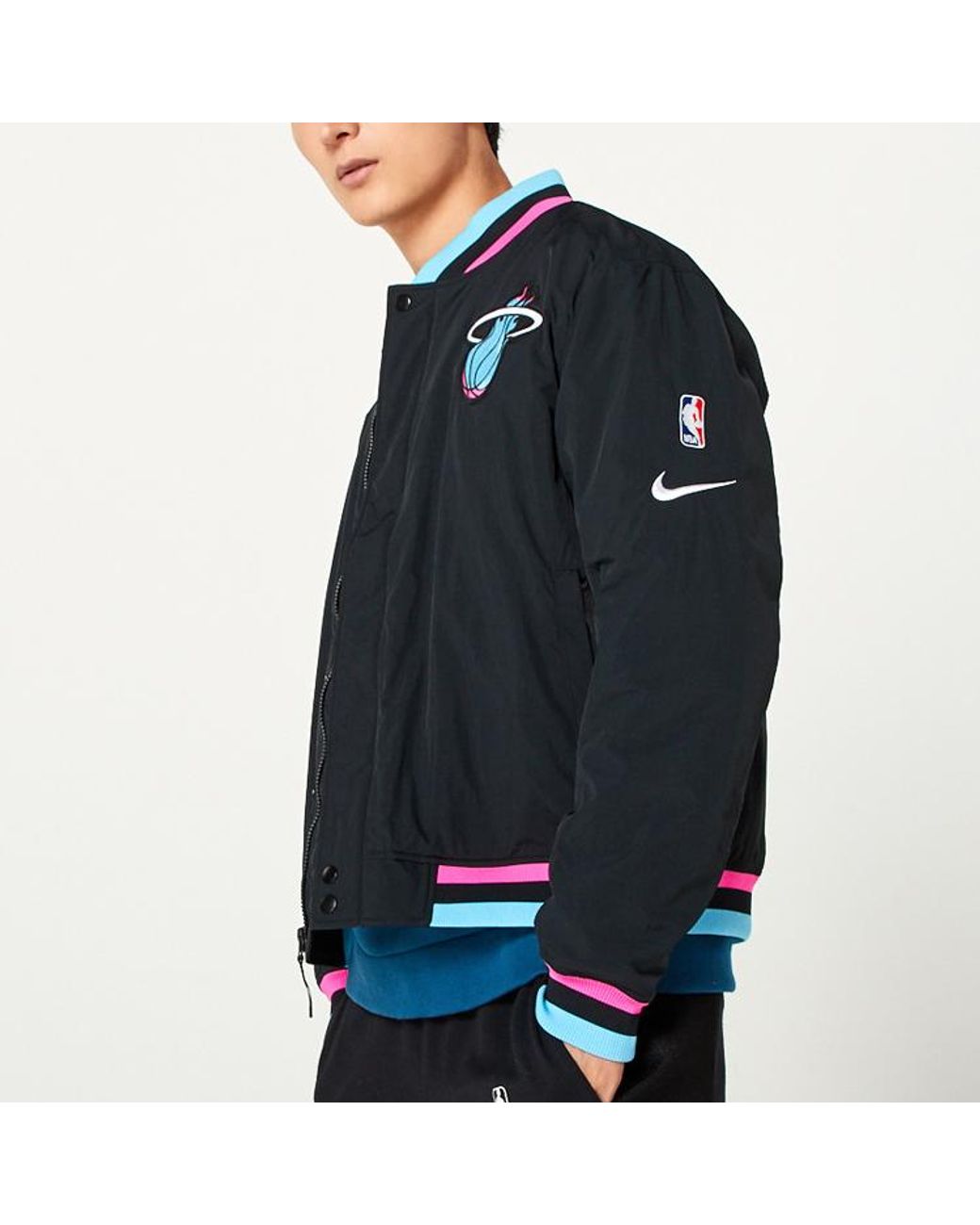 Nike Blue Nba Miami Heat Jacket for men