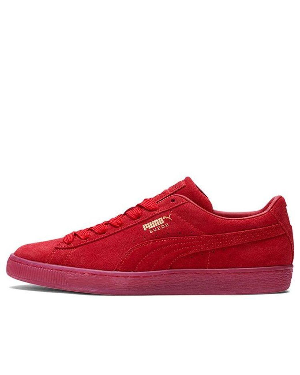 PUMA Suede Classic 'mono Gold - ' in Red for Men | Lyst