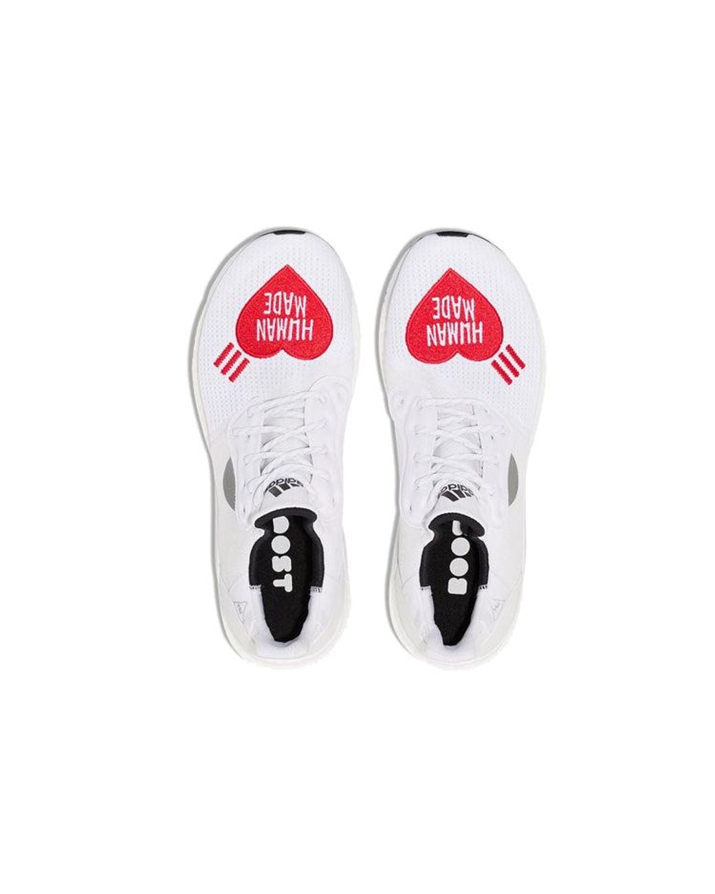 Adidas White Human Made X Solar Hu 'Love' for men