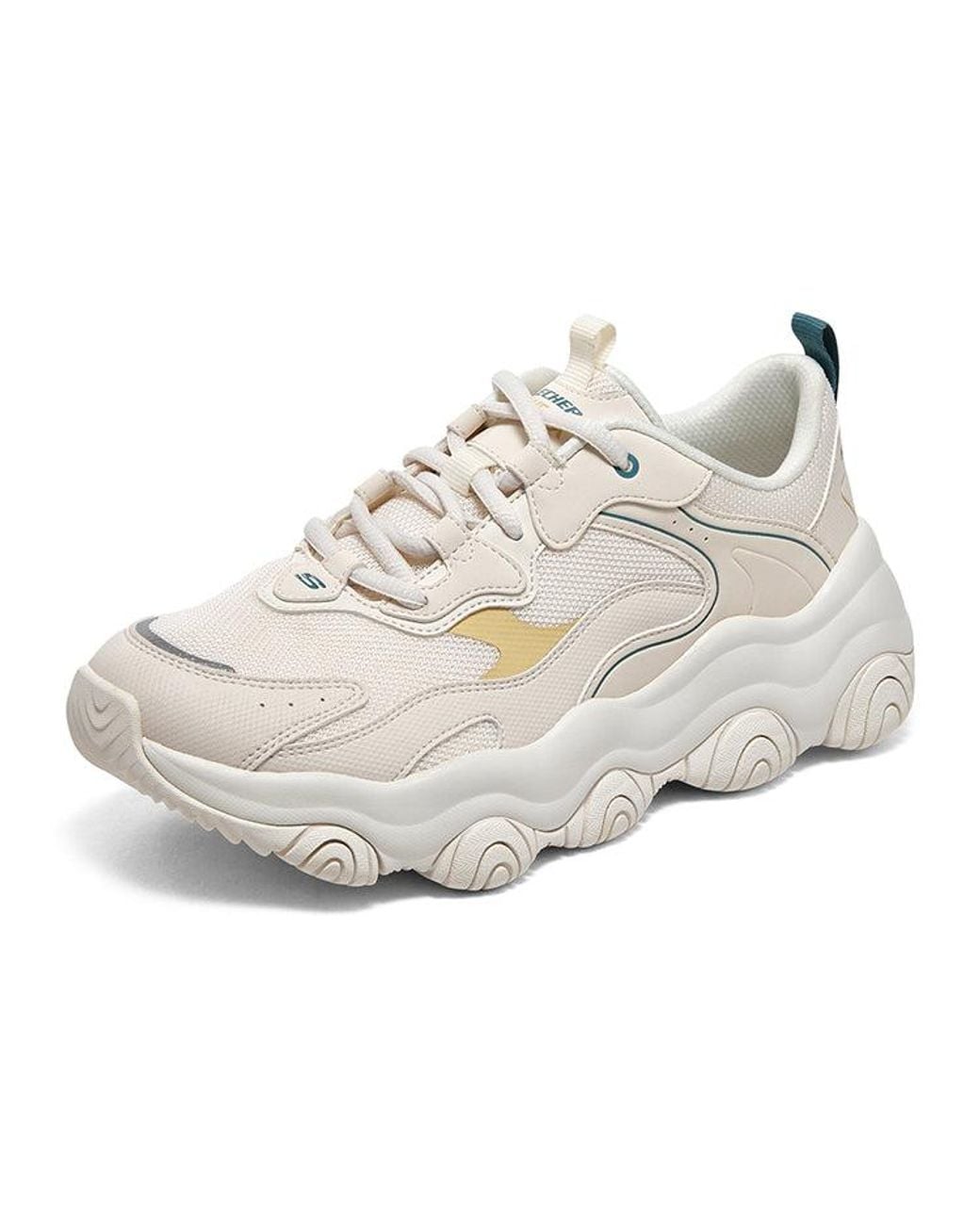 Skechers White (Wmns) Old School Running Shoes D'Lites