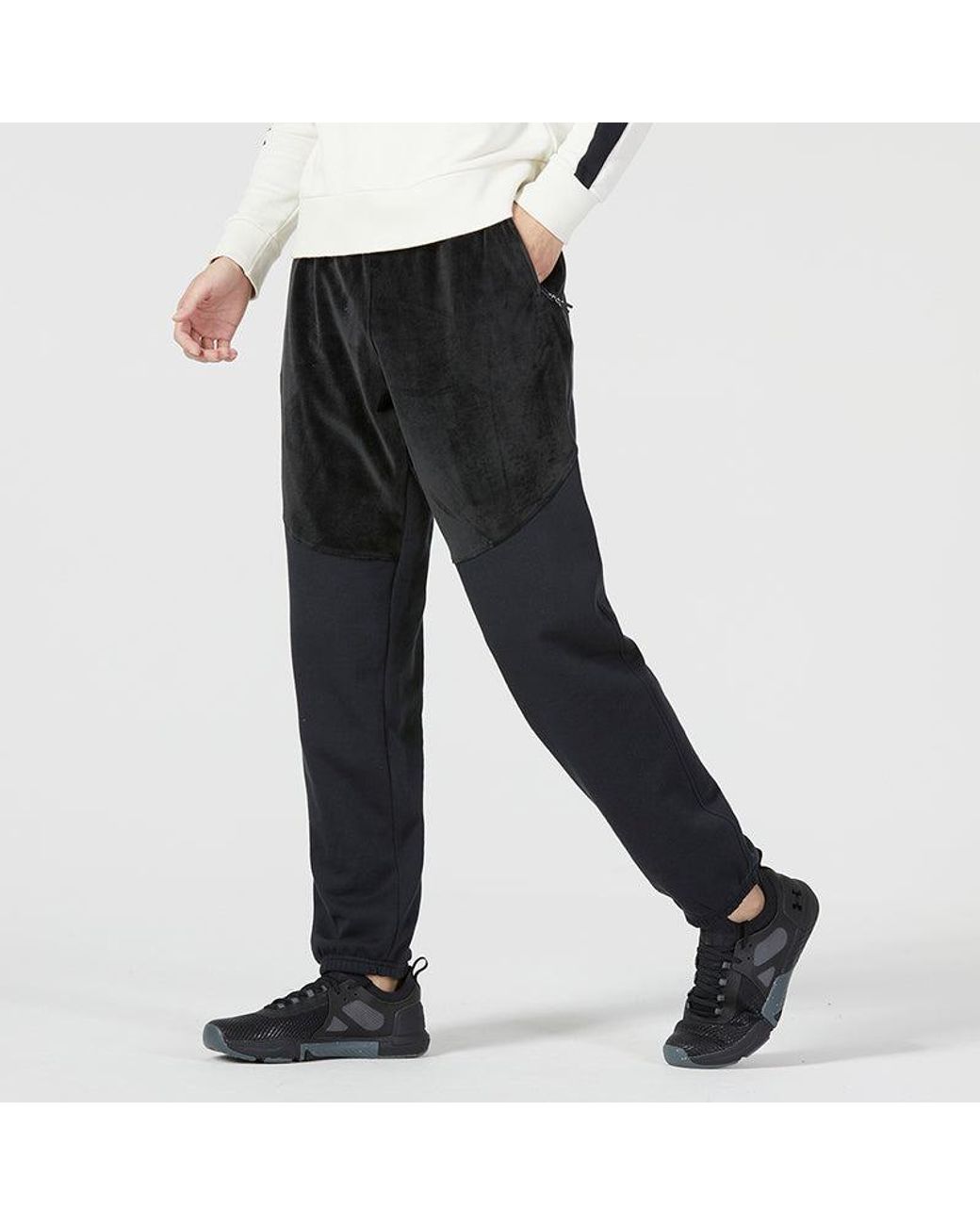 Under Armour Black Journey Fleece Pants for men