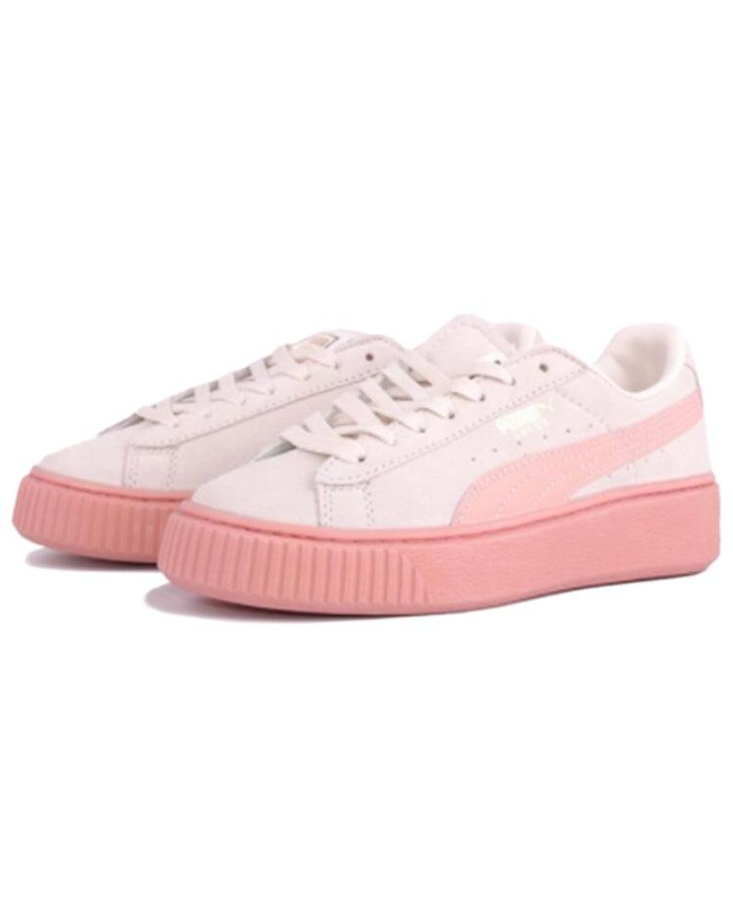PUMA Pink (Wmns) Suede Platform