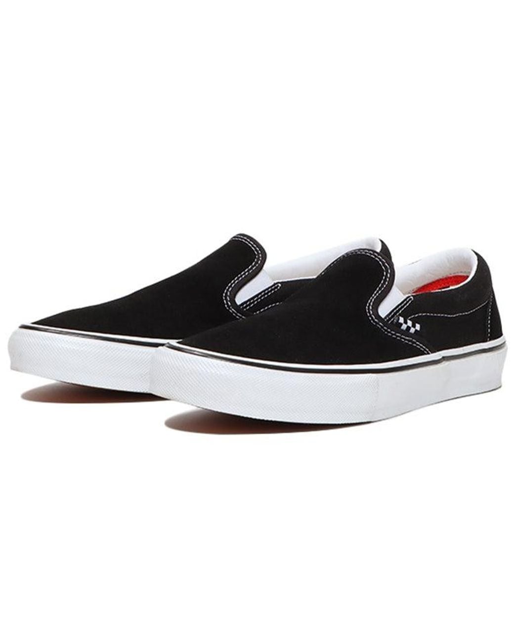 Vans Black Skate Slip-On Checkerboard' for men