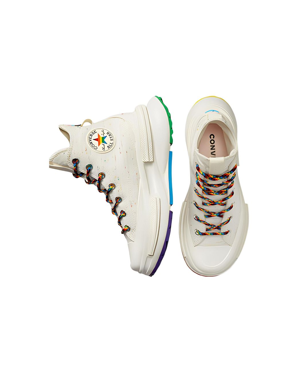 Converse White Run Star Legacy Cx High 'Pride for men