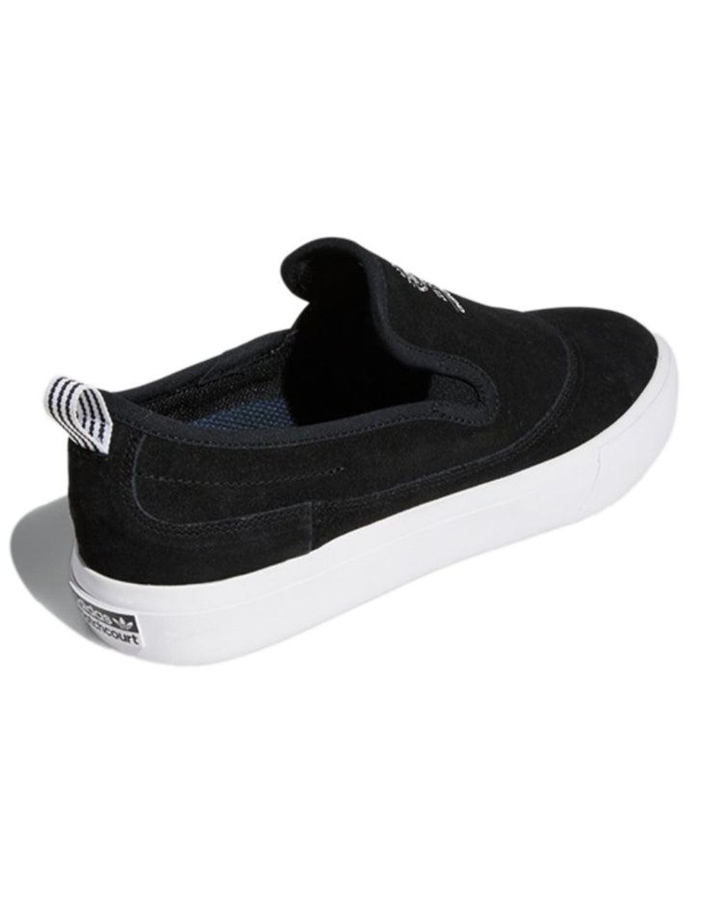 adidas matchcourt slip on skate shoes