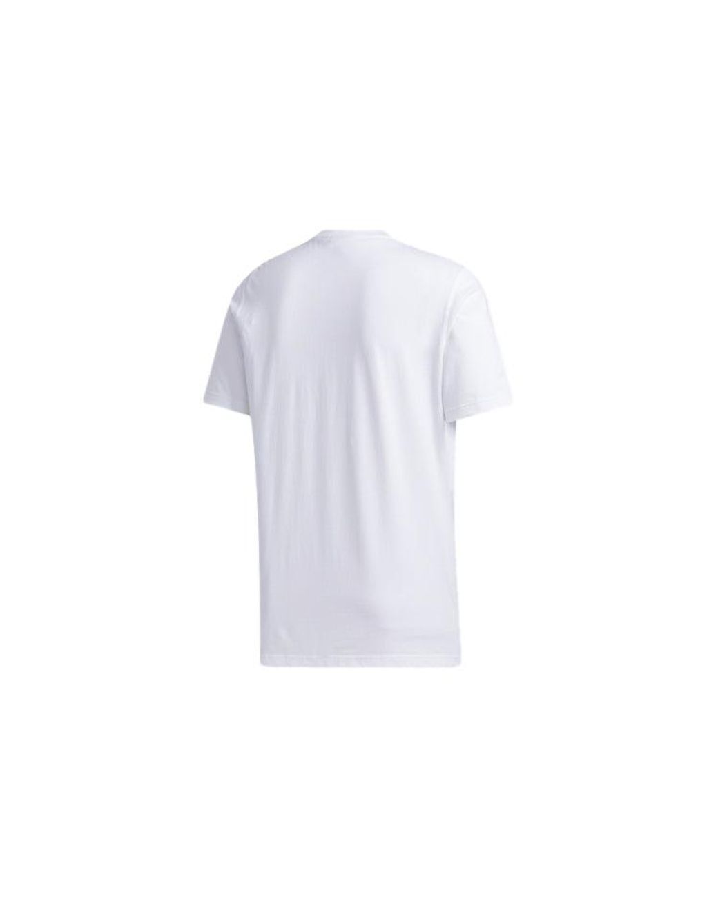 Adidas White Originals Mic Embr T Sports Short Sleeve for men