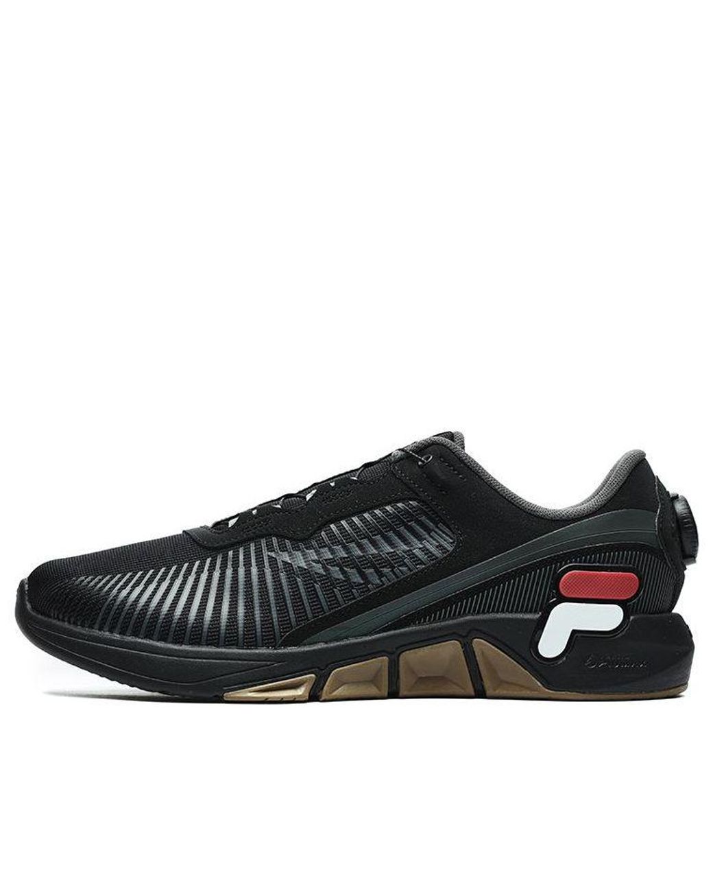 Fila Black Xft Boa Athletics Shoes 'Falcon' for men