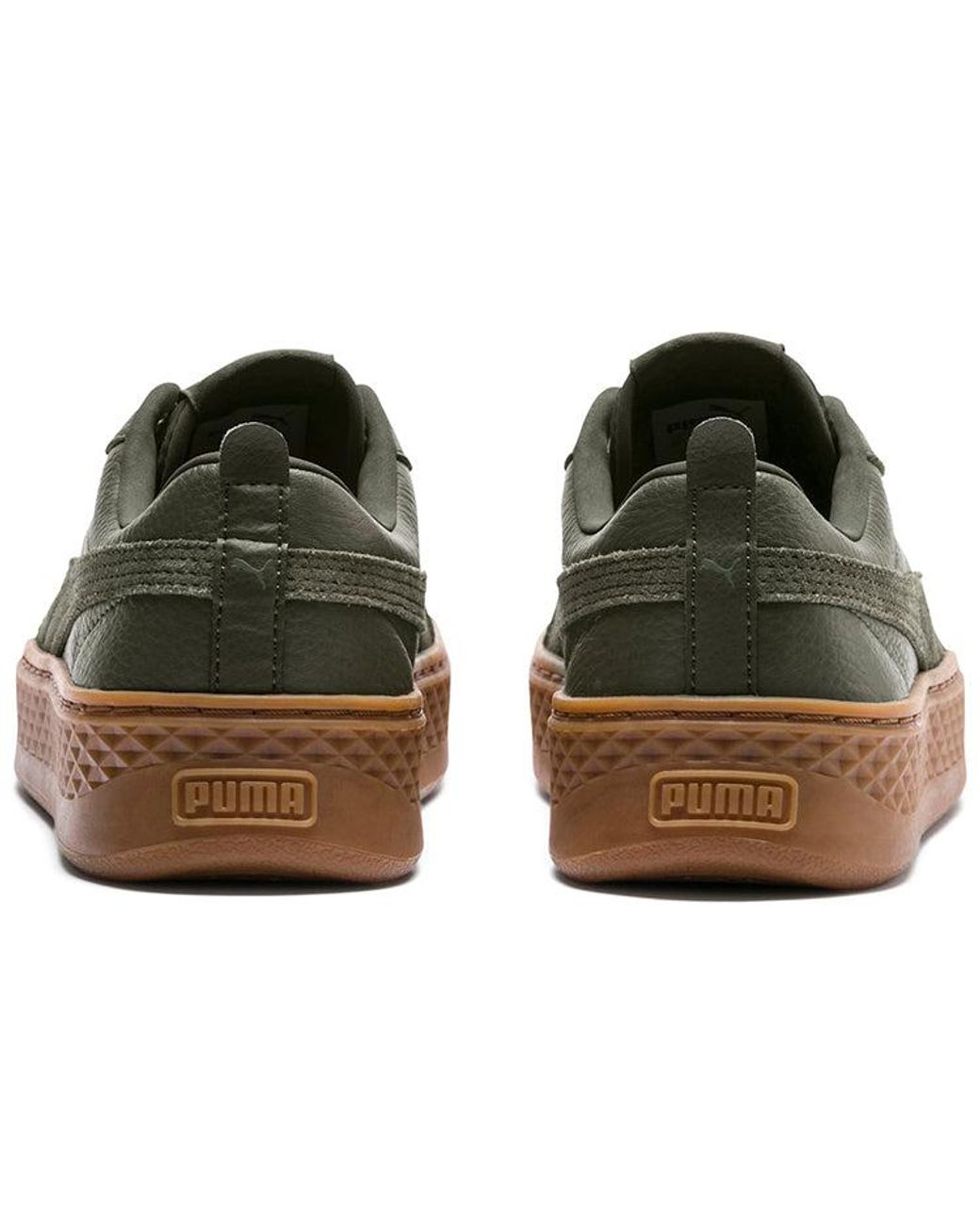 PUMA Brown (Wmns) Smash Platform Softfoam