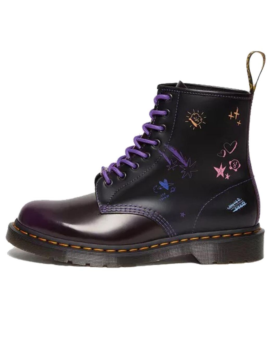 Dr. Martens Blue X Bt21 1460 Leather Boots for men