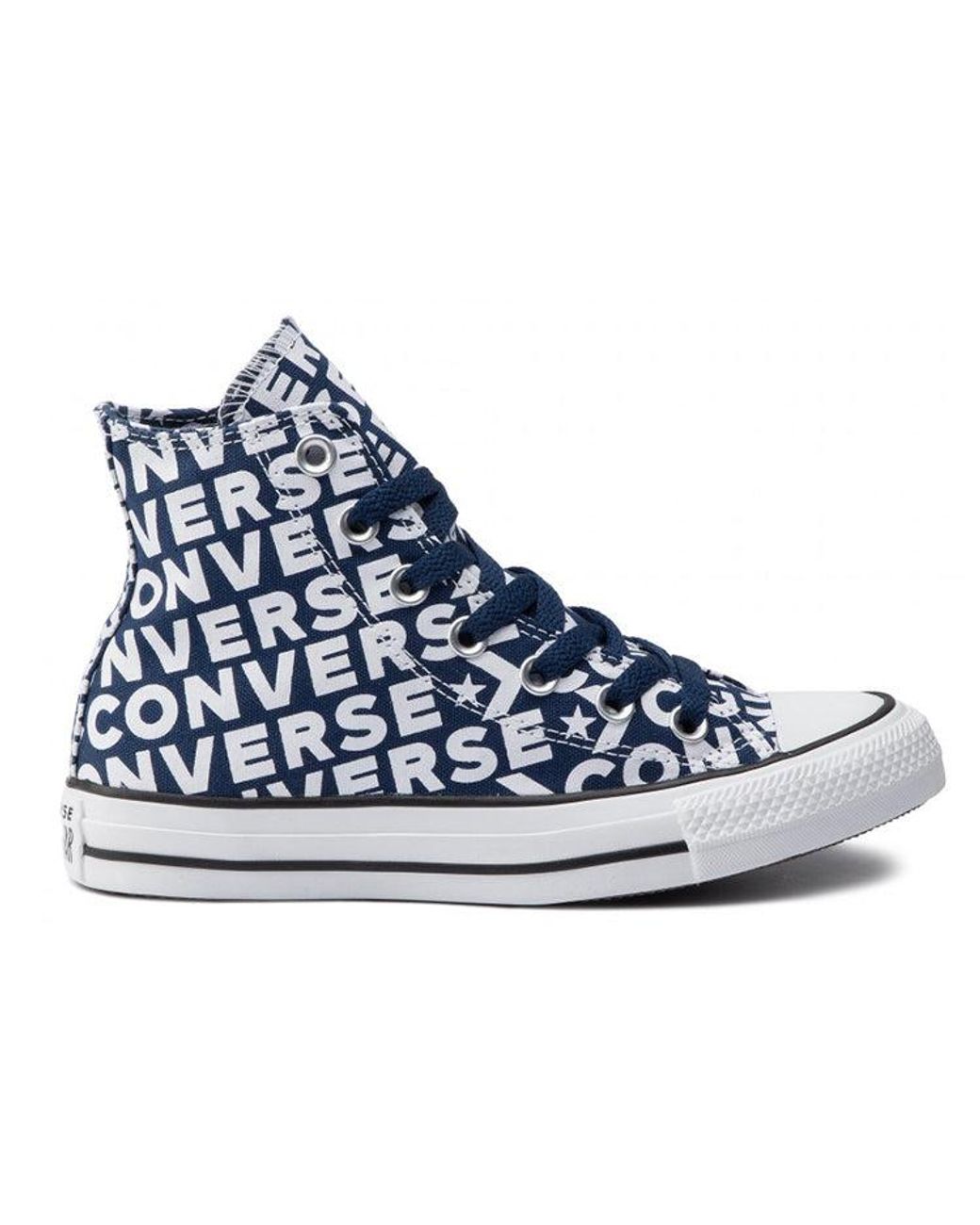 Converse Blue Chuck Taylor All Star High Wordmark' for men