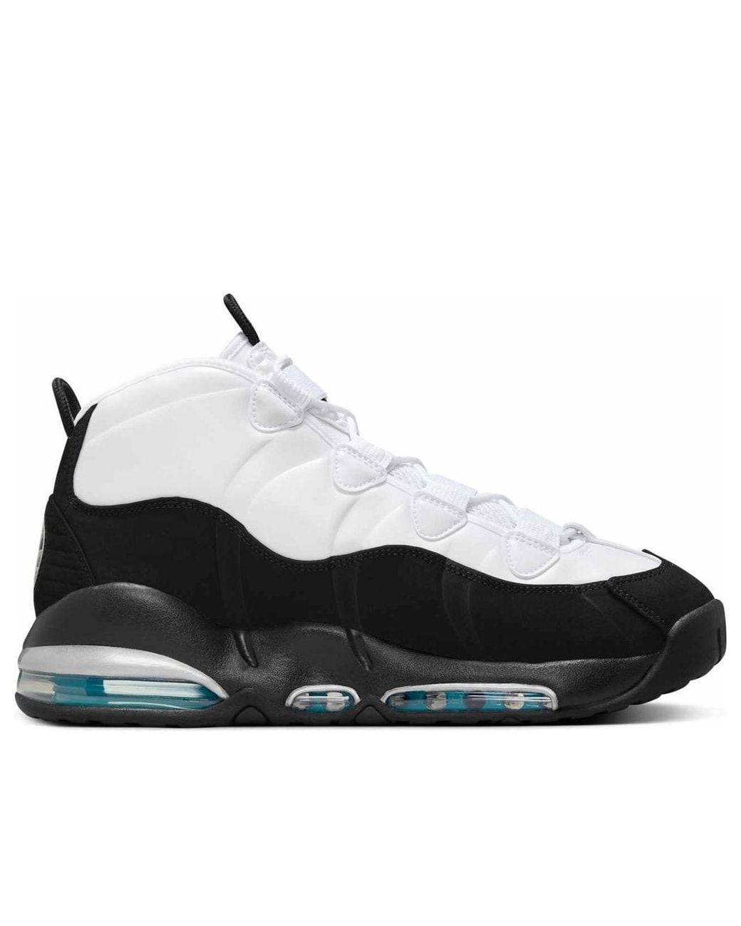 nike air max uptempo 95 black and white