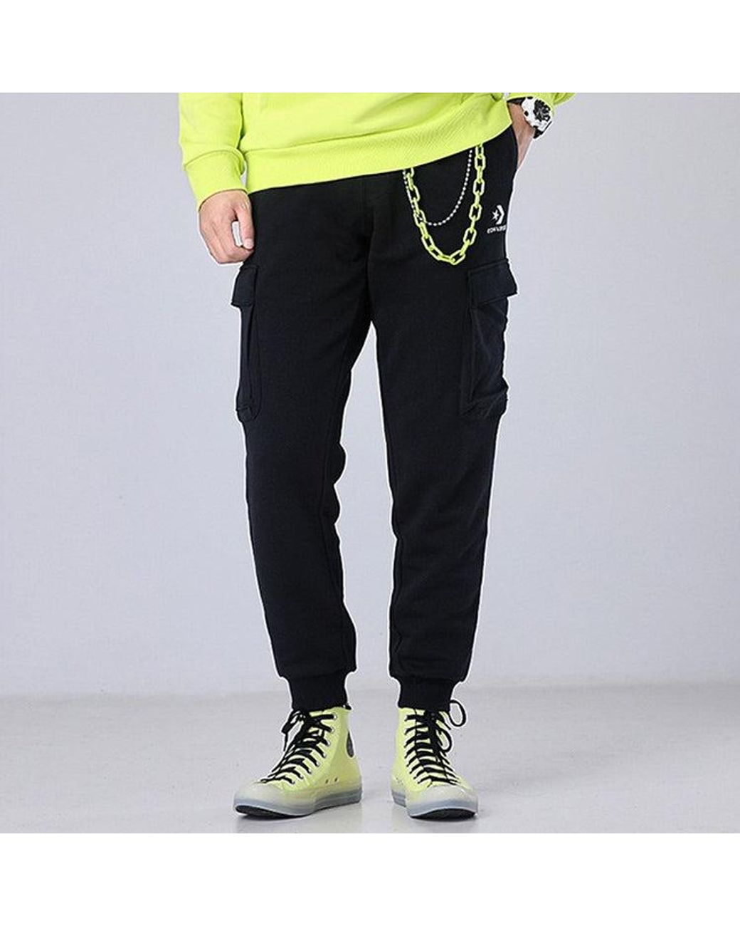 Converse Black Star Chevron Emb Cargo Trouser for men
