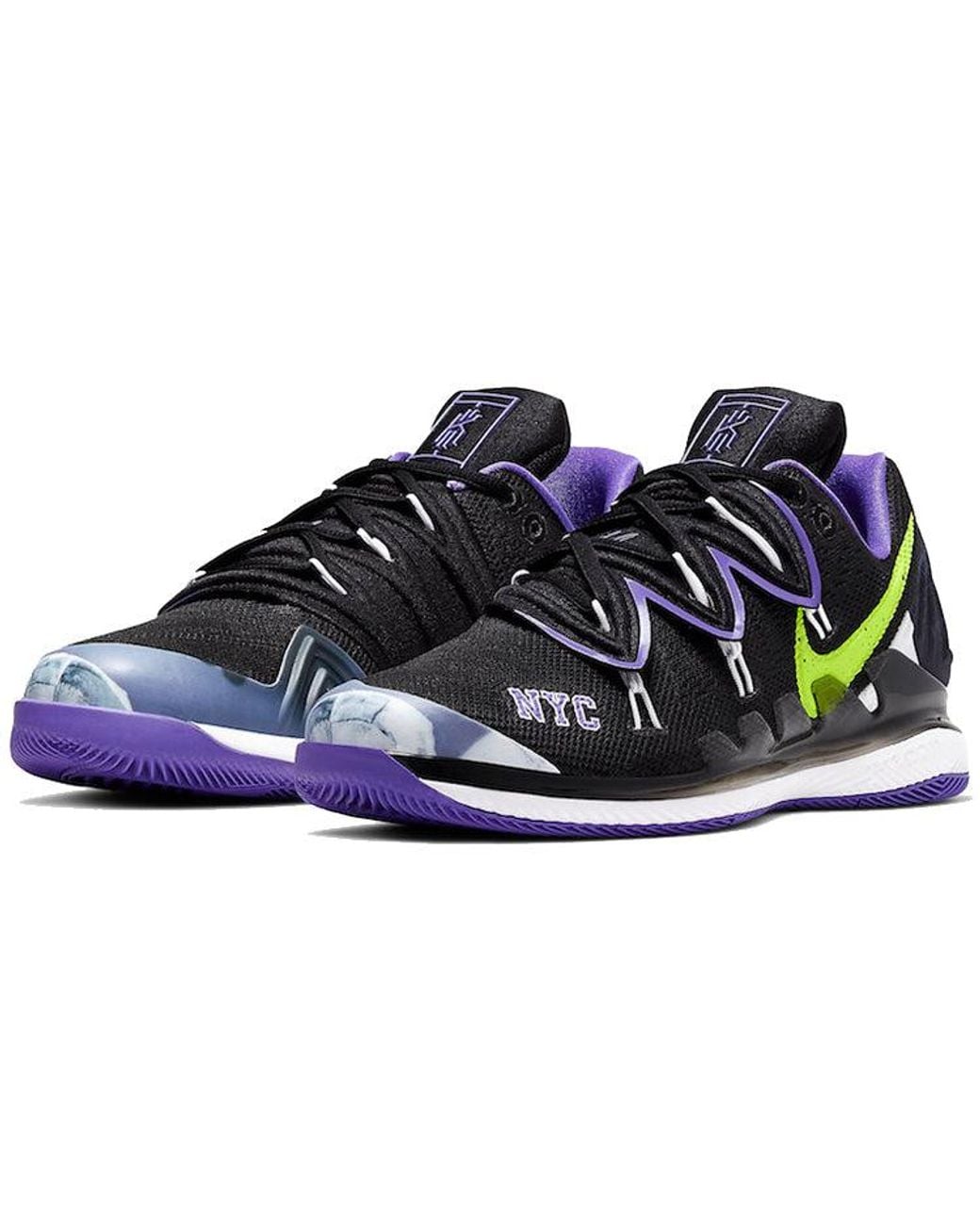 Nike Blue Court Air Zoom Vapor X Kyrie 5 'Nyc' for men