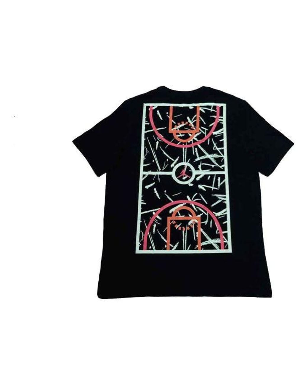 Nike Black Graffiti Basketball Sports Short Sleeve for men