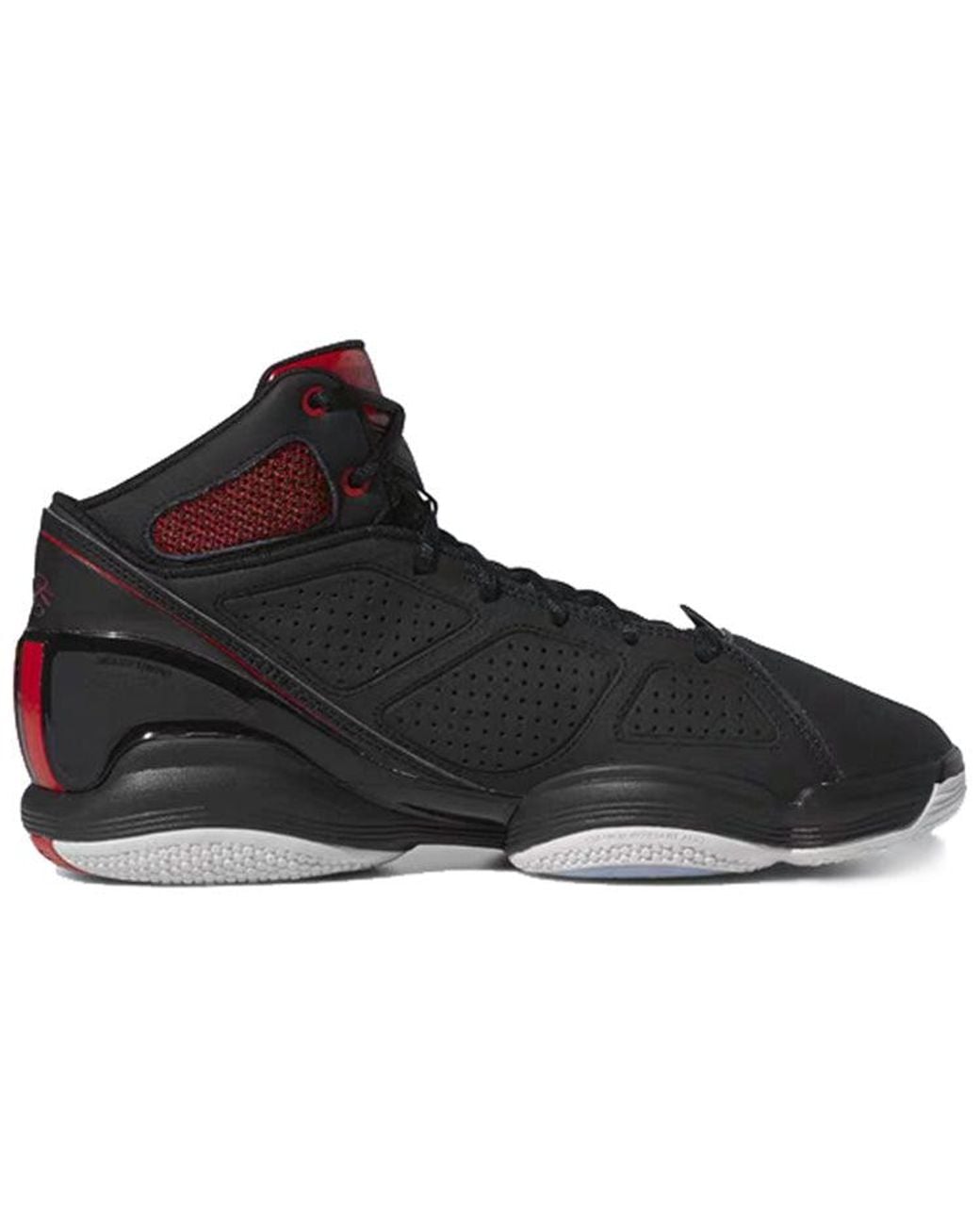 Adidas Black D Rose 1.5 Scarlet' for men