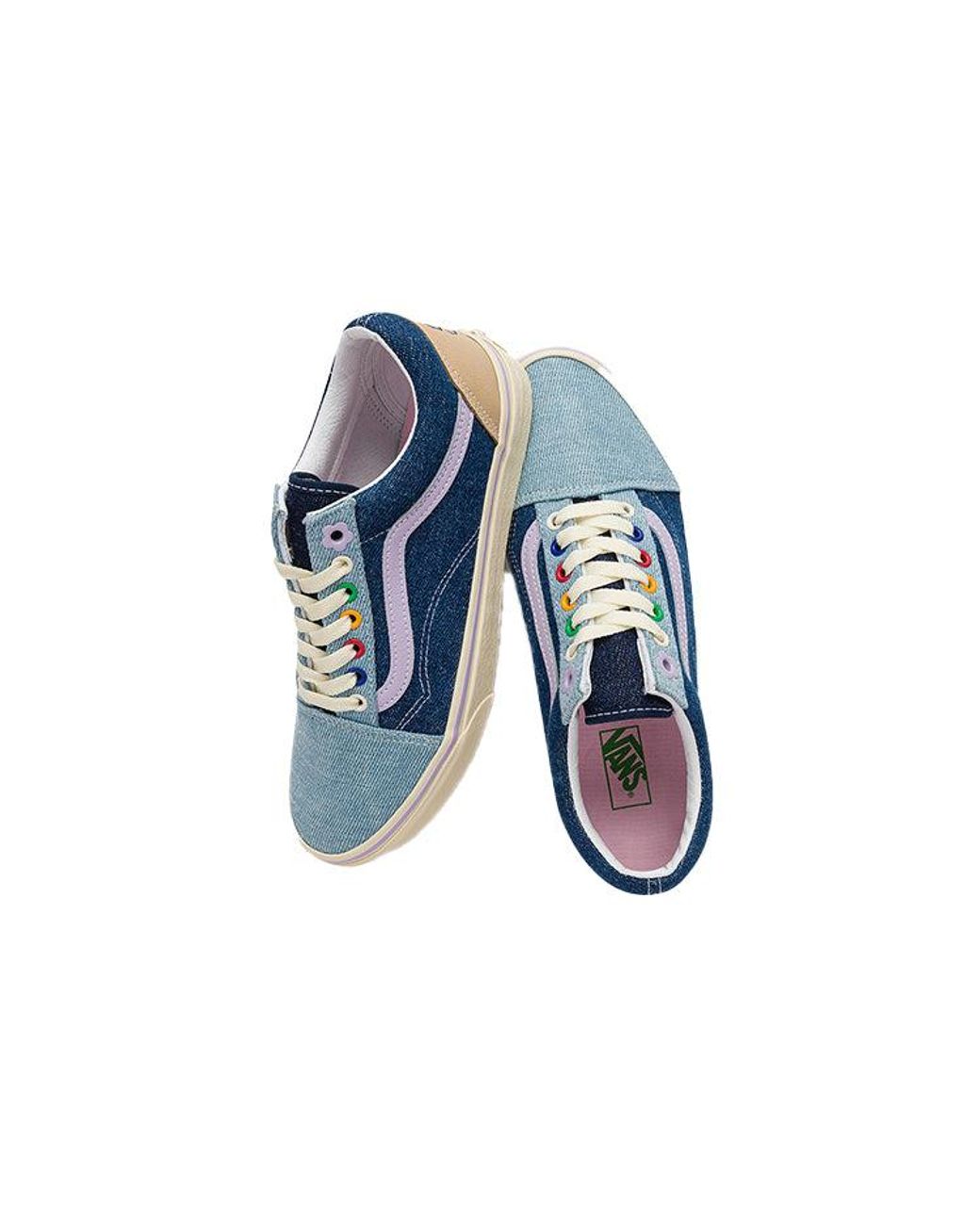 Vans Blue Emma Mulholland On Holiday X Old Skool Denim' for men