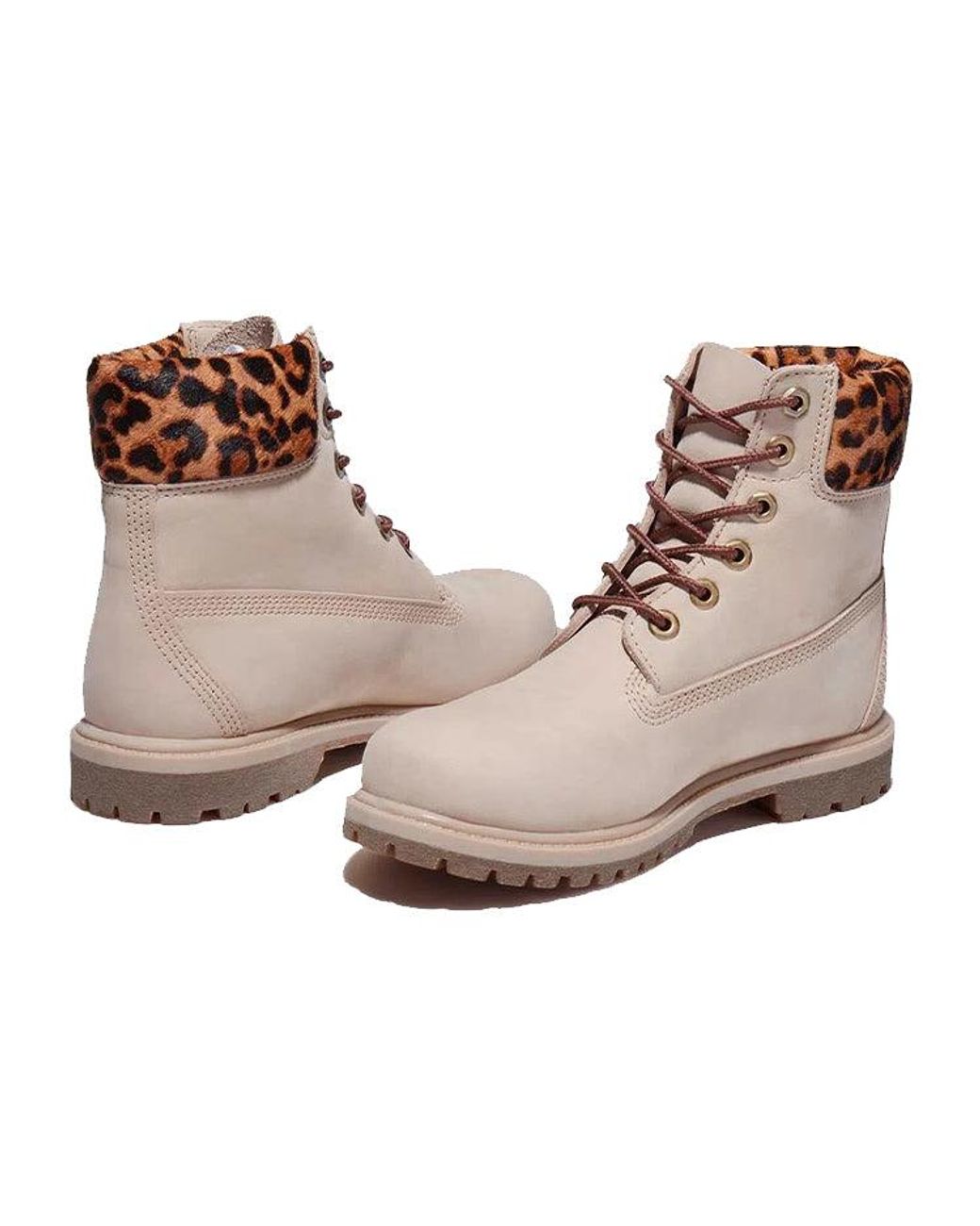 Timberland Brown (Wmns) Safari Cheetah 6 Inch Waterproof Boot