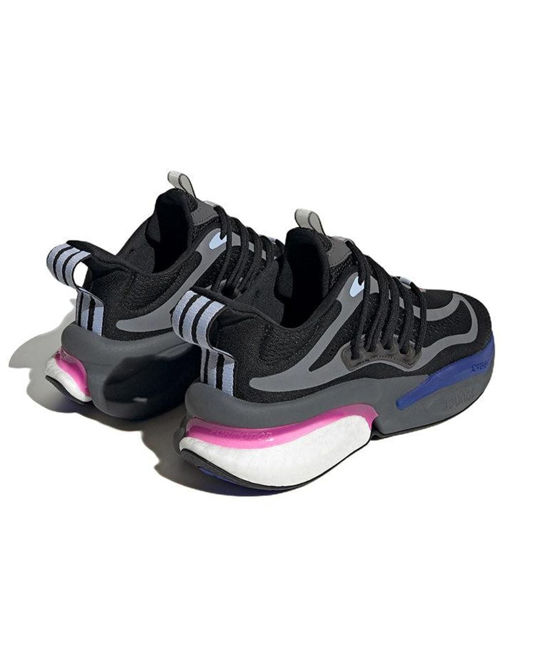 Adidas Blue Alphaboost V1 Fuchsia' for men