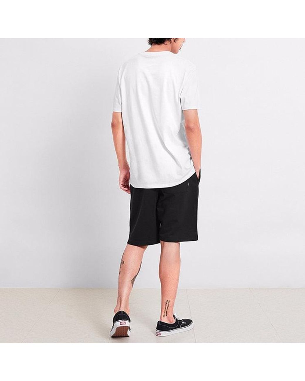 Vans White Classical Sports Short Sleeves Tee for men