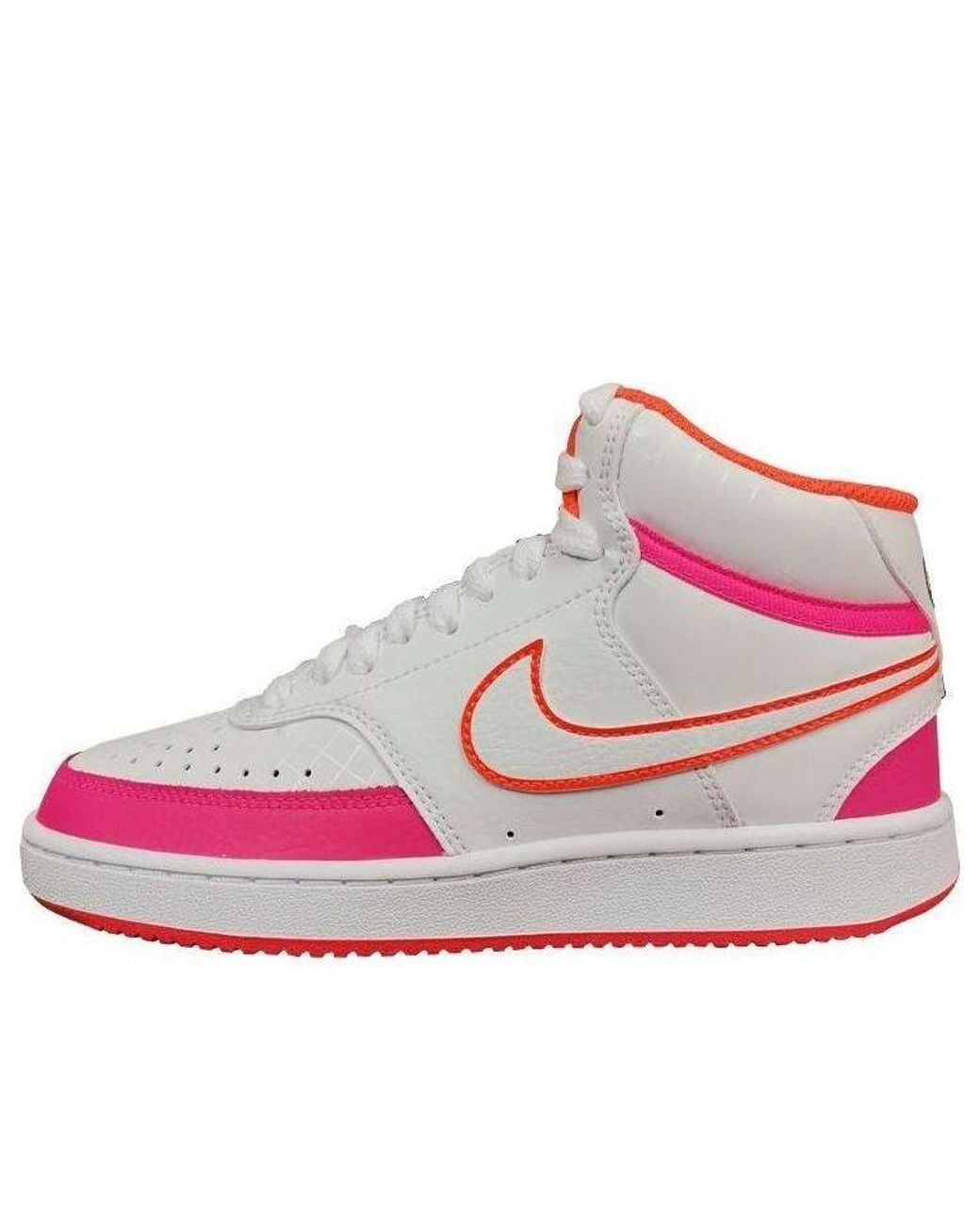 Nike Purple (Wmns) Court Vision Mid Shoes For