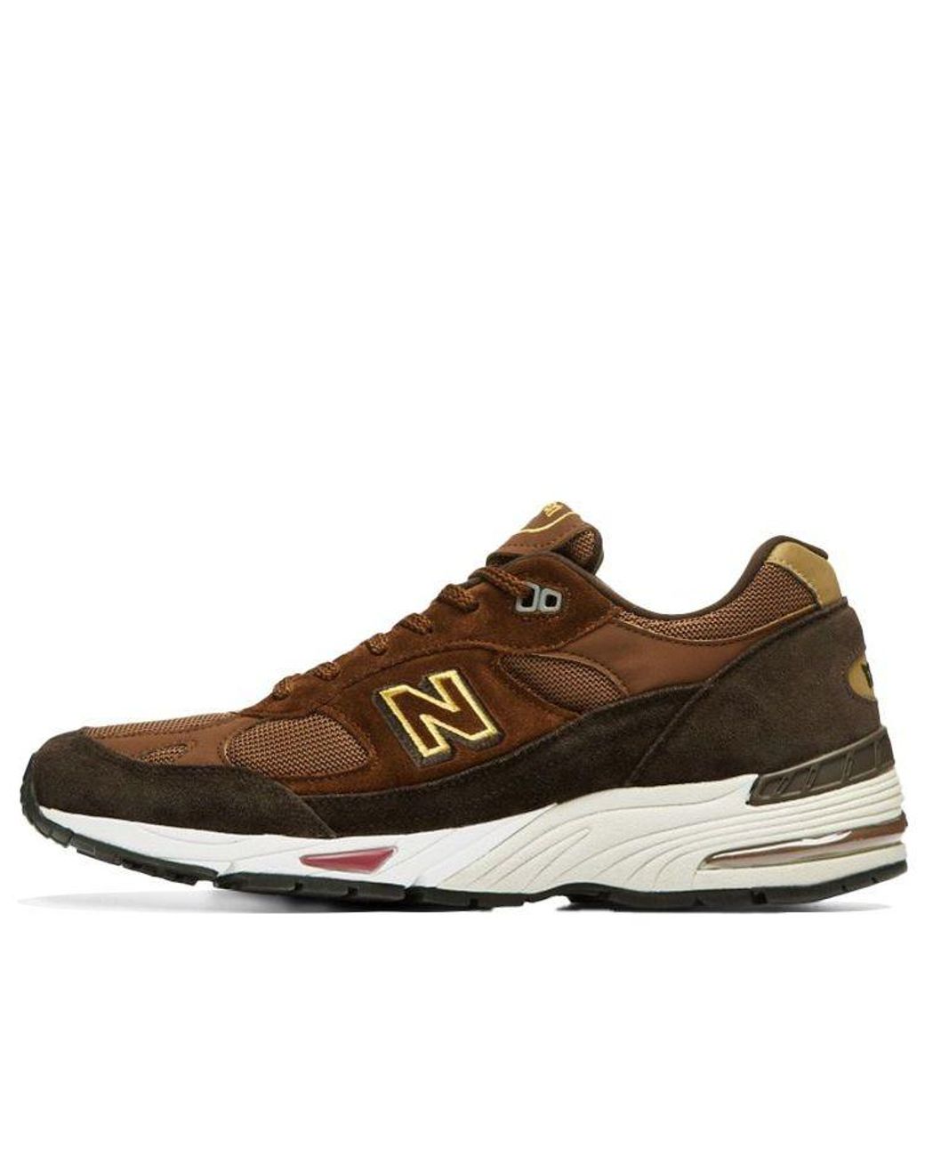 New Balance 991 Shoes Brown for Men | Lyst